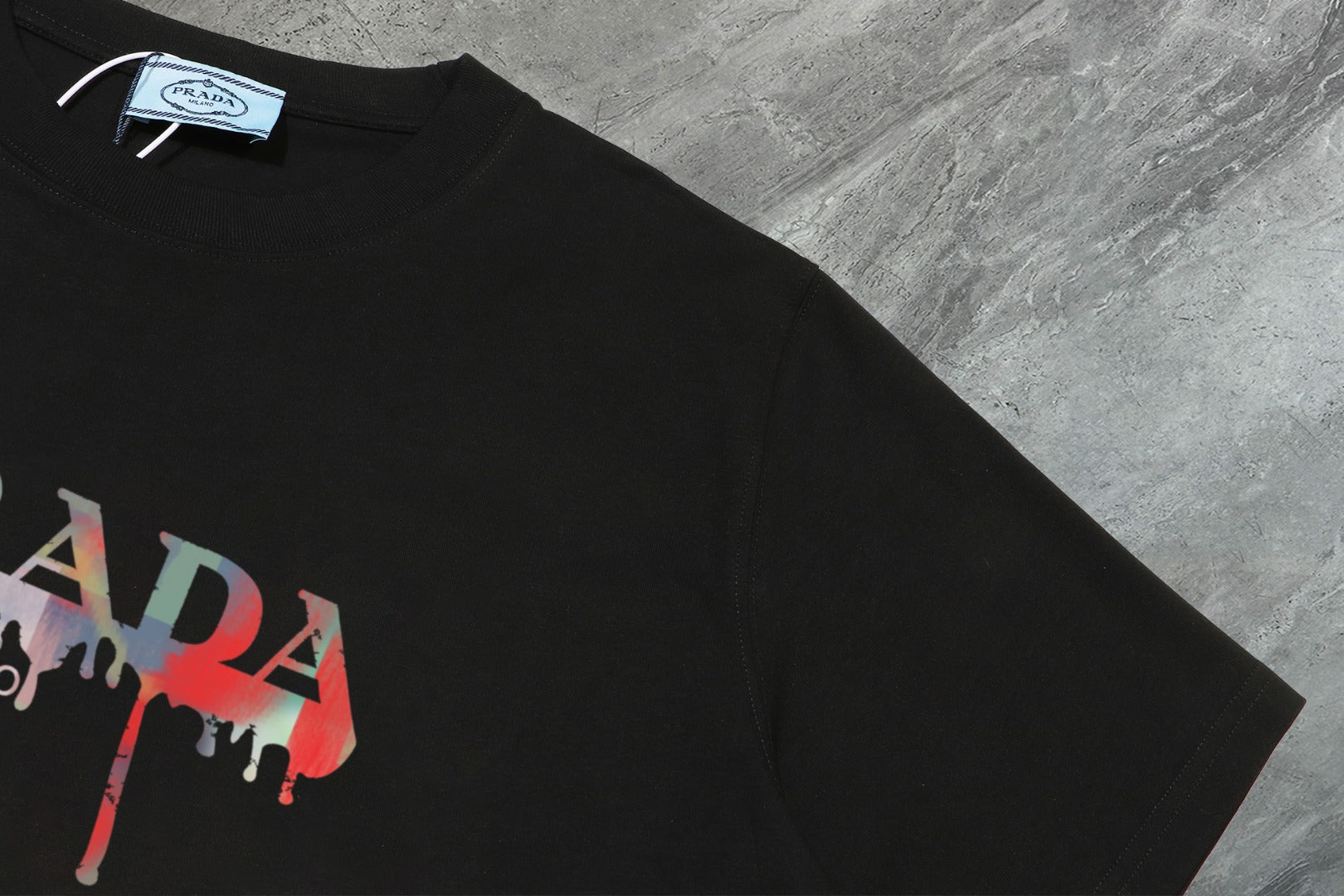 PRADA 2025 New Season Premium Cotton Crewneck T-Shirt | S–2XL