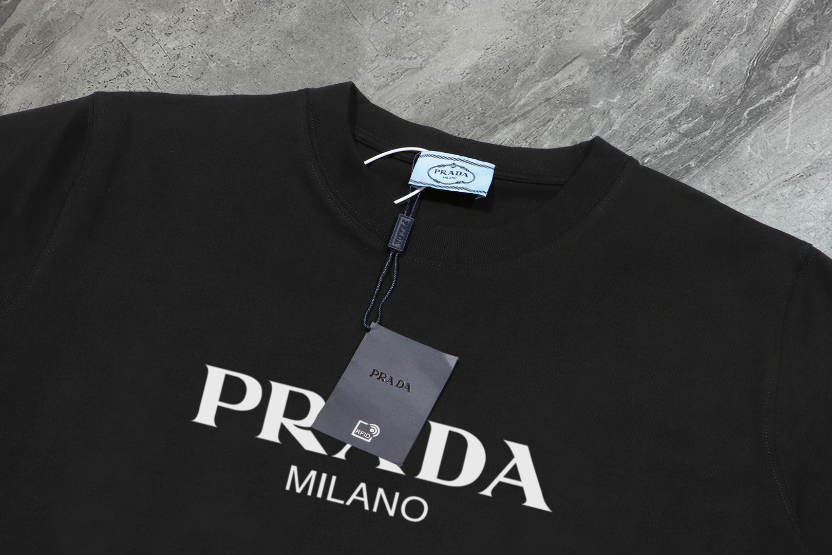 PRADA 2025 New Season Premium Cotton Crewneck T-Shirt | S–2XL