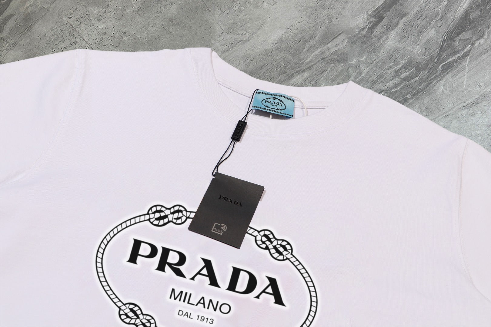 PRADA 2025 New Season Premium Cotton Crewneck T-Shirt | S–2XL