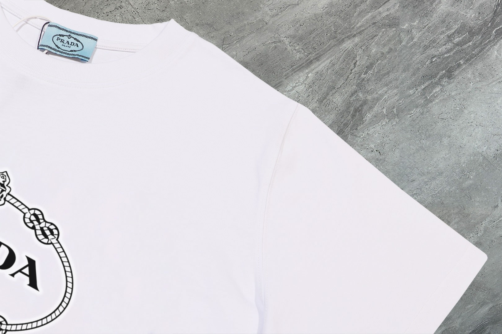 PRADA 2025 New Season Premium Cotton Crewneck T-Shirt | S–2XL