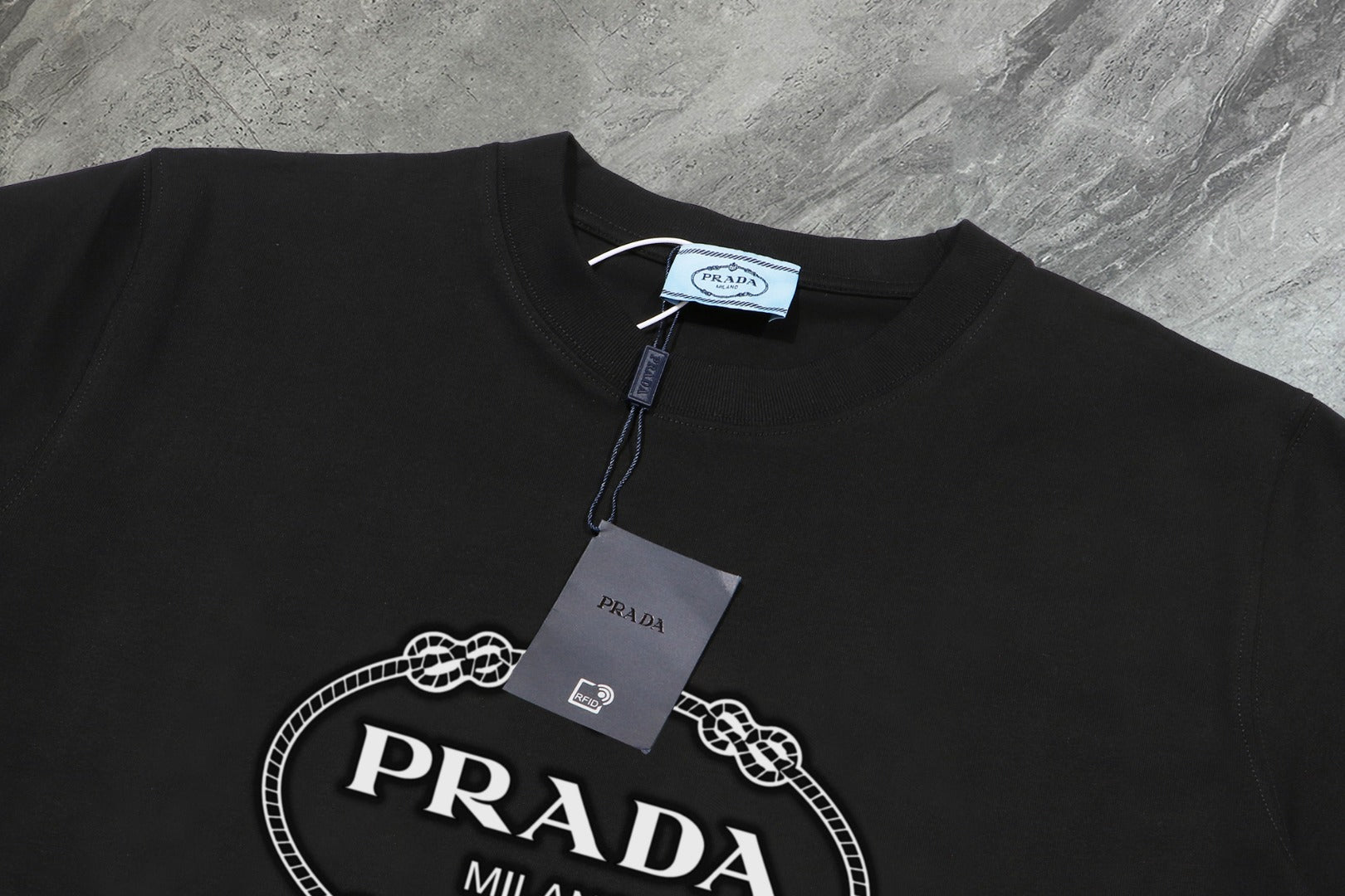 PRADA 2025 New Season Premium Cotton Crewneck T-Shirt | S–2XL
