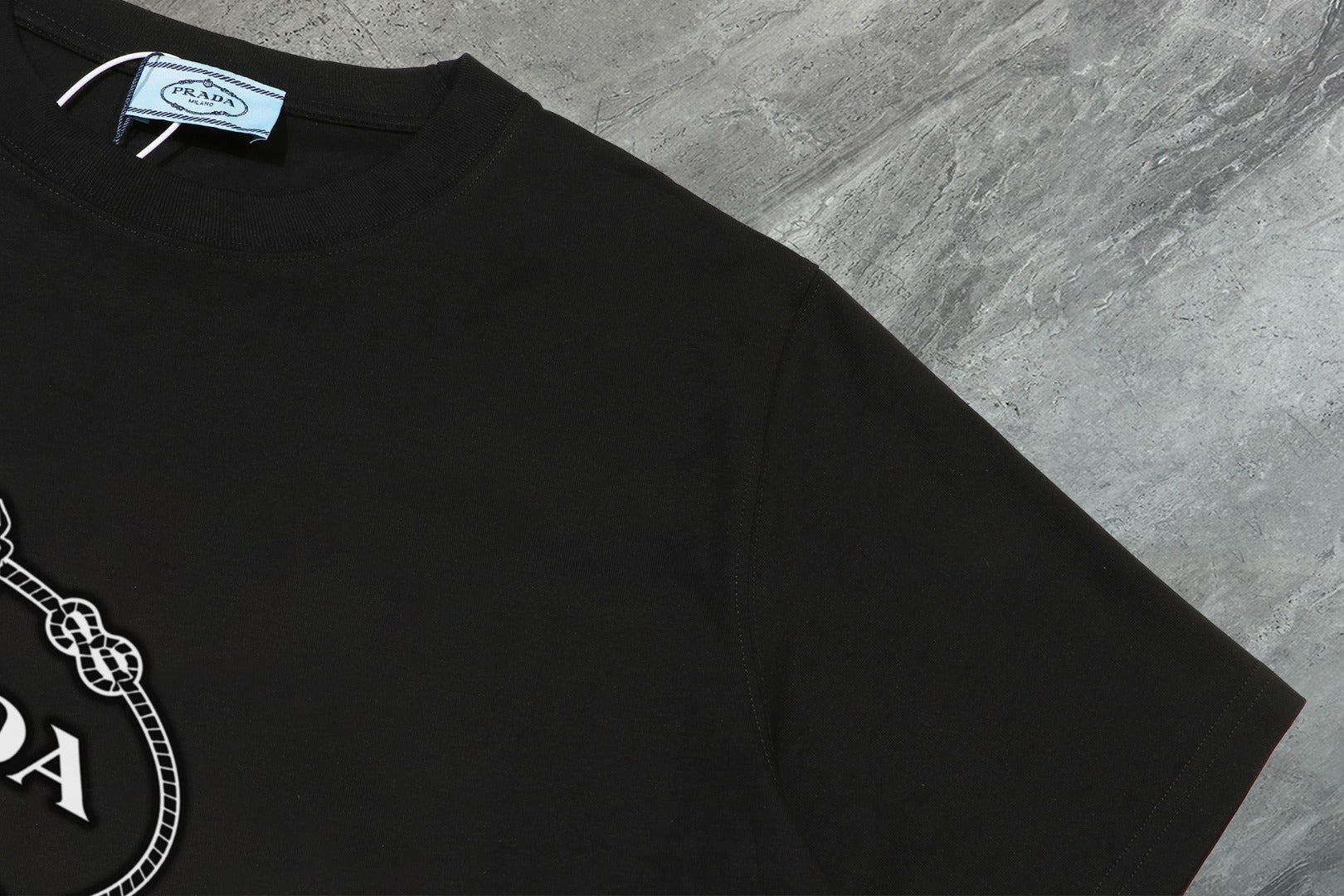 PRADA 2025 New Season Premium Cotton Crewneck T-Shirt | S–2XL