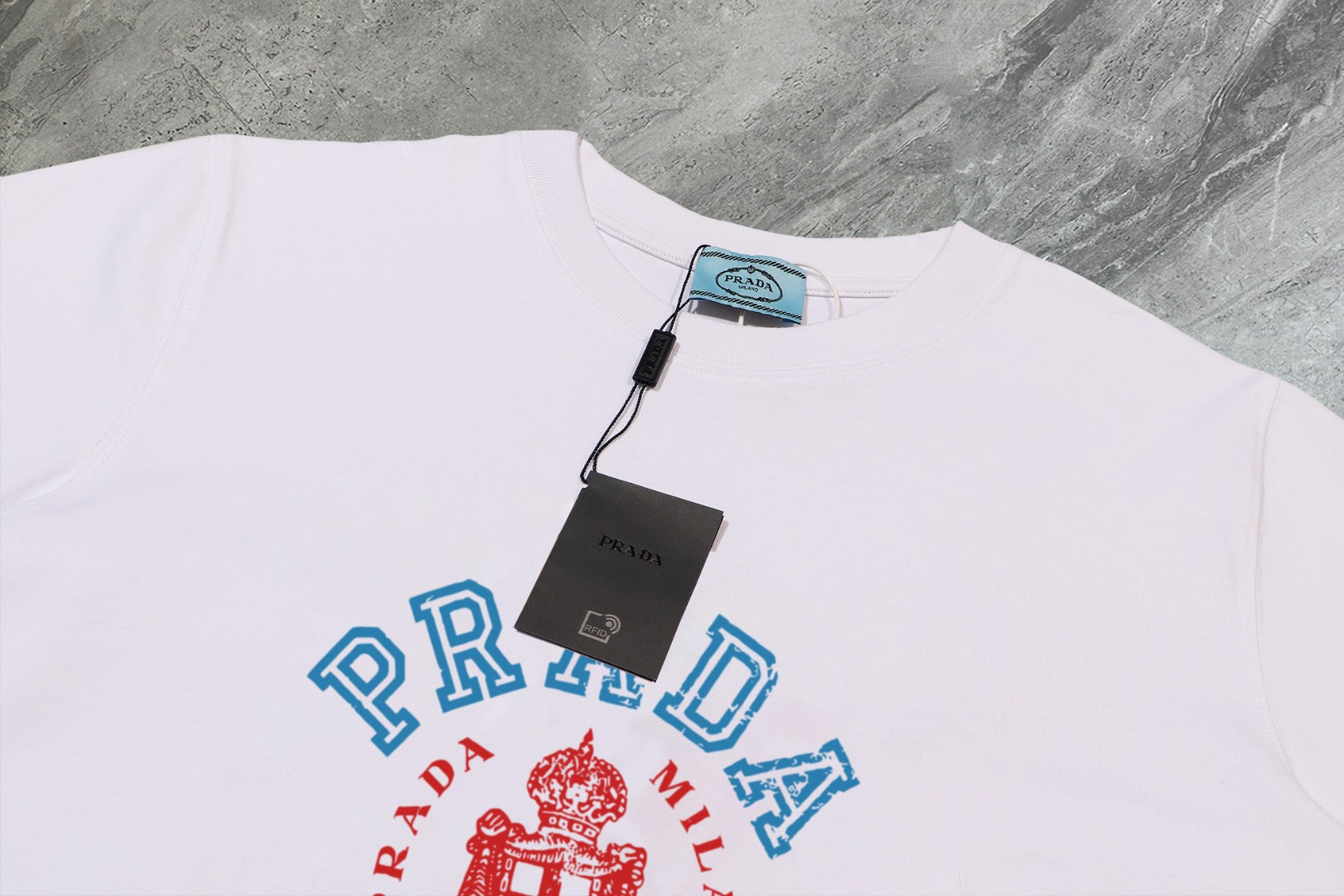 PRADA 2025 New Season Premium Cotton Crewneck T-Shirt | S–2XL
