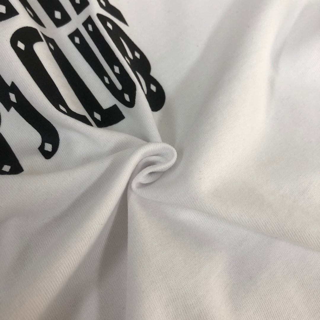 MONCLER Couple’s Cotton T-Shirt – Contrast Silicone Logo Print – Sizes S–XL