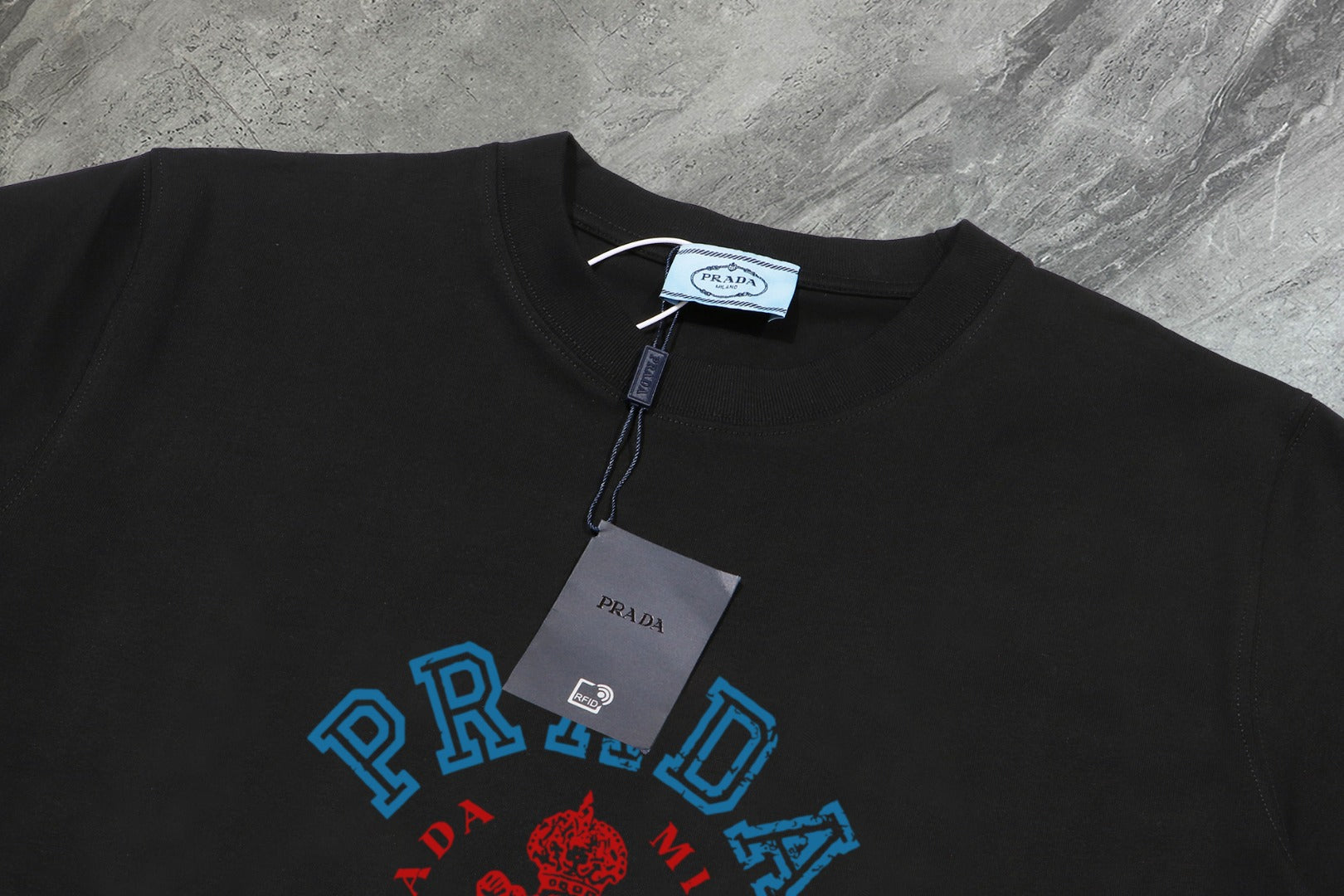 PRADA 2025 New Season Premium Cotton Crewneck T-Shirt | S–2XL