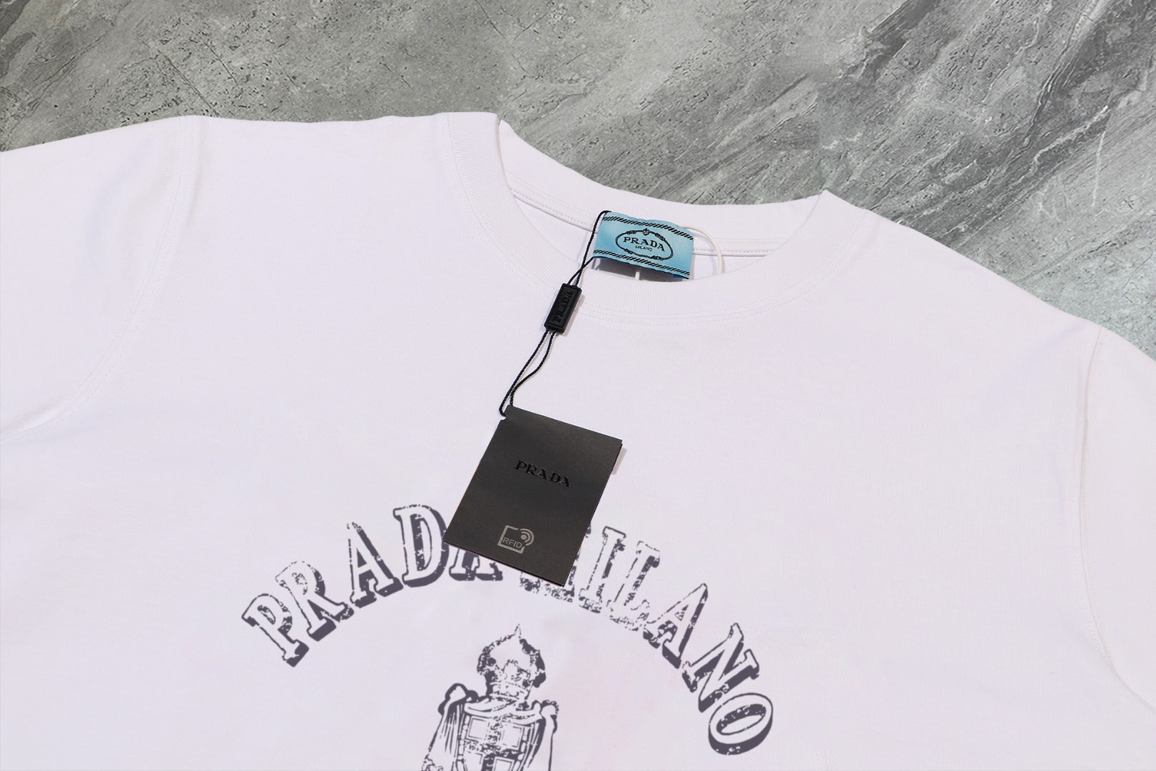 PRADA 2025 New Season Premium Cotton Crewneck T-Shirt | S–2XL