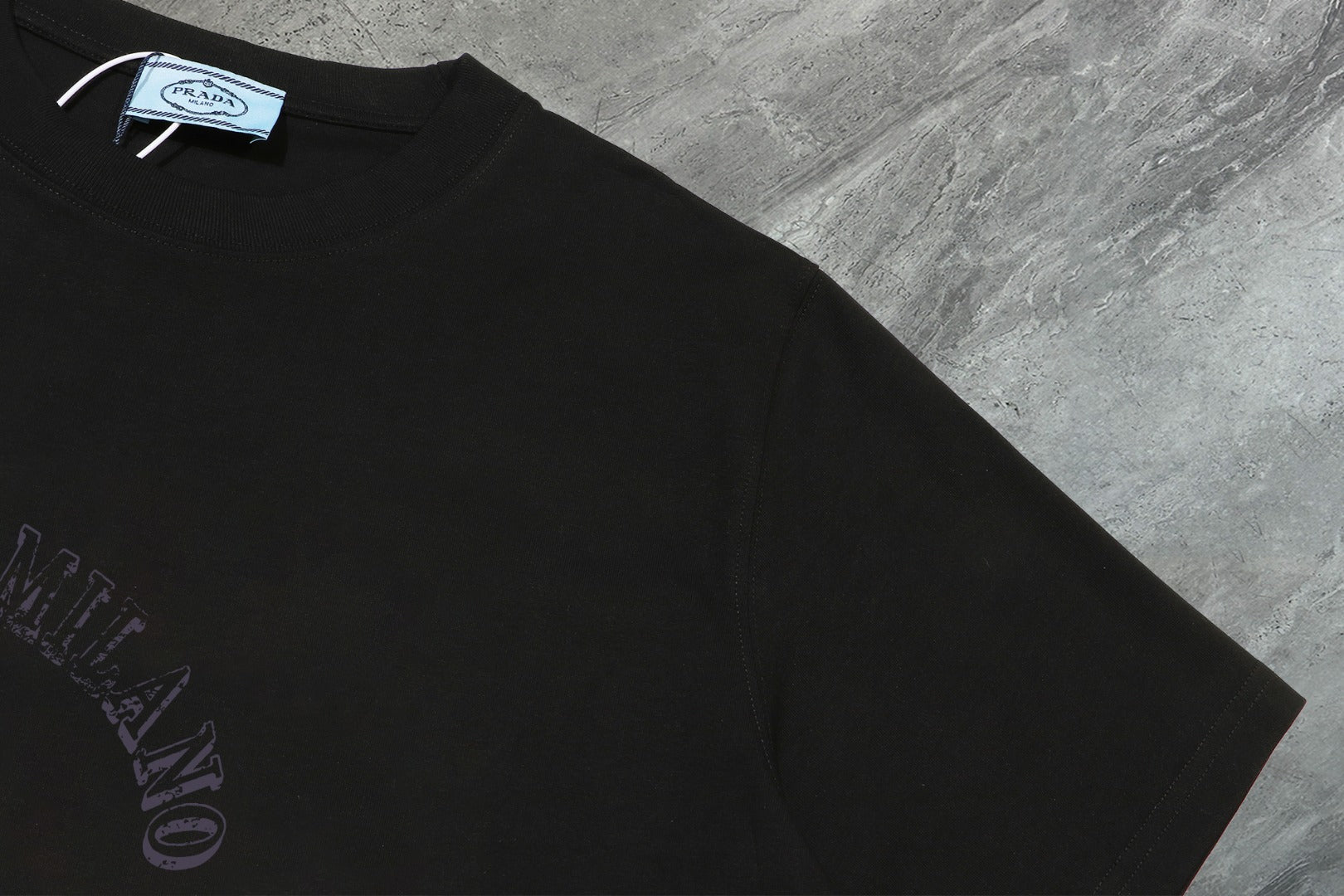 PRADA 2025 New Season Premium Cotton Crewneck T-Shirt | S–2XL