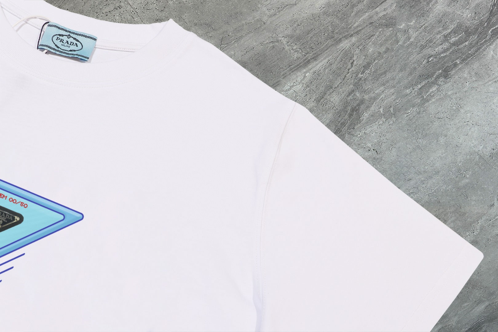 PRADA 2025 New Season Premium Cotton Crewneck T-Shirt | S–2XL