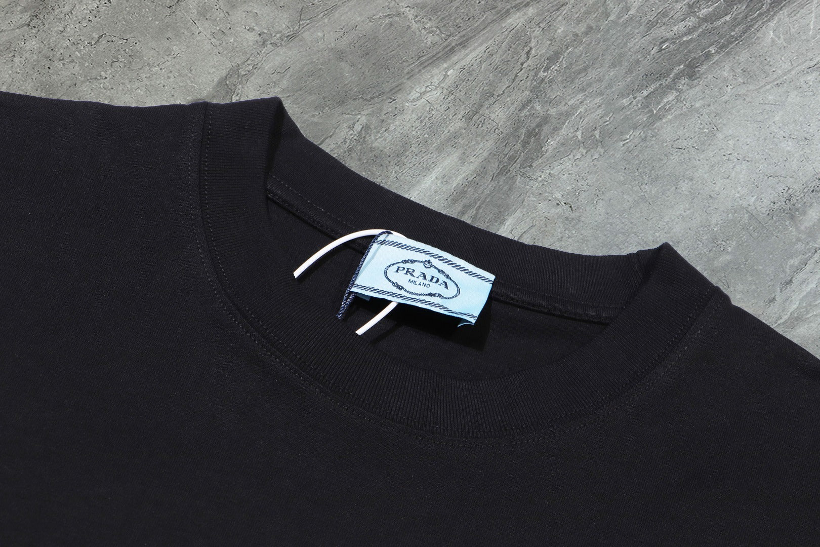 PRADA 2025 New Season Premium Cotton Crewneck T-Shirt | S–2XL
