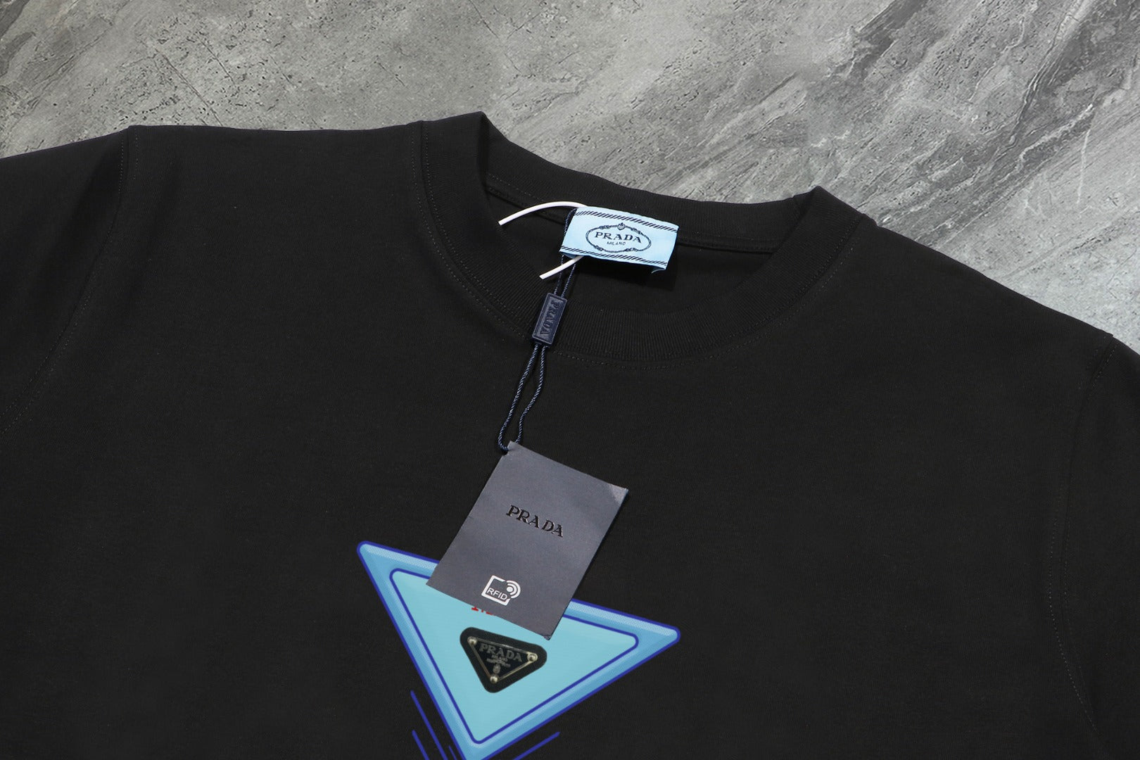 PRADA 2025 New Season Premium Cotton Crewneck T-Shirt | S–2XL