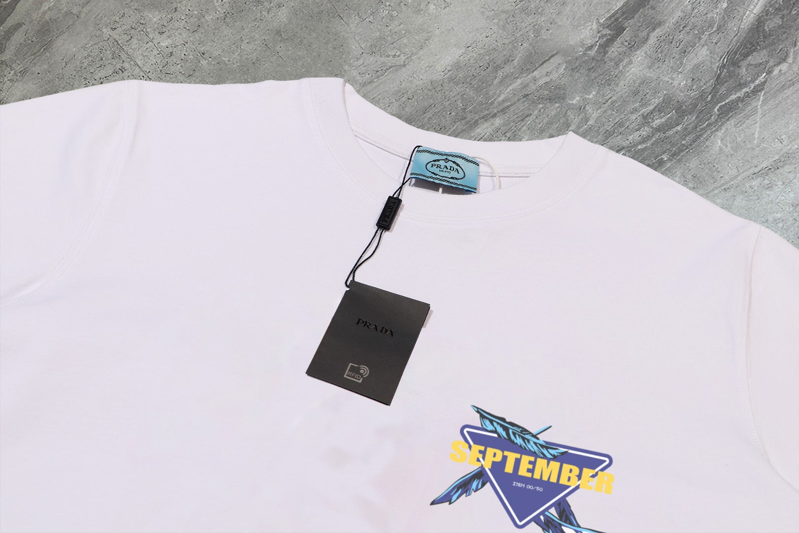 PRADA 2025 New Season Premium Cotton Crewneck T-Shirt | S–2XL