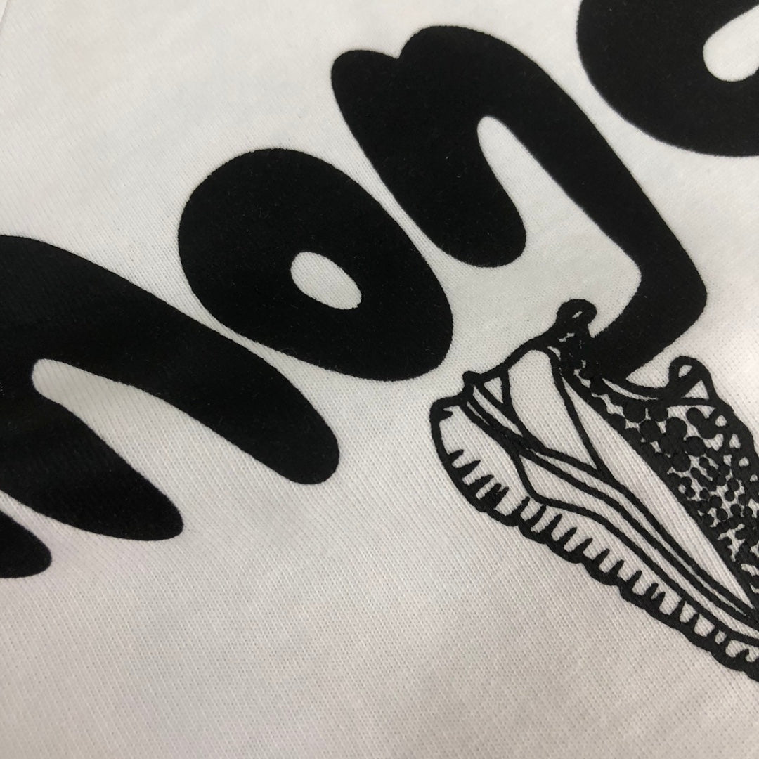 MONCLER Pure Cotton T-Shirt – 260g Custom Fabric – Embossed Logo Print – Sizes S–XL
