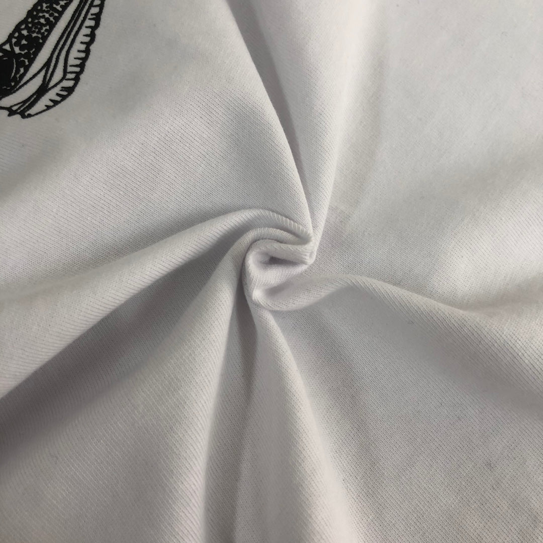 MONCLER Pure Cotton T-Shirt – 260g Custom Fabric – Embossed Logo Print – Sizes S–XL
