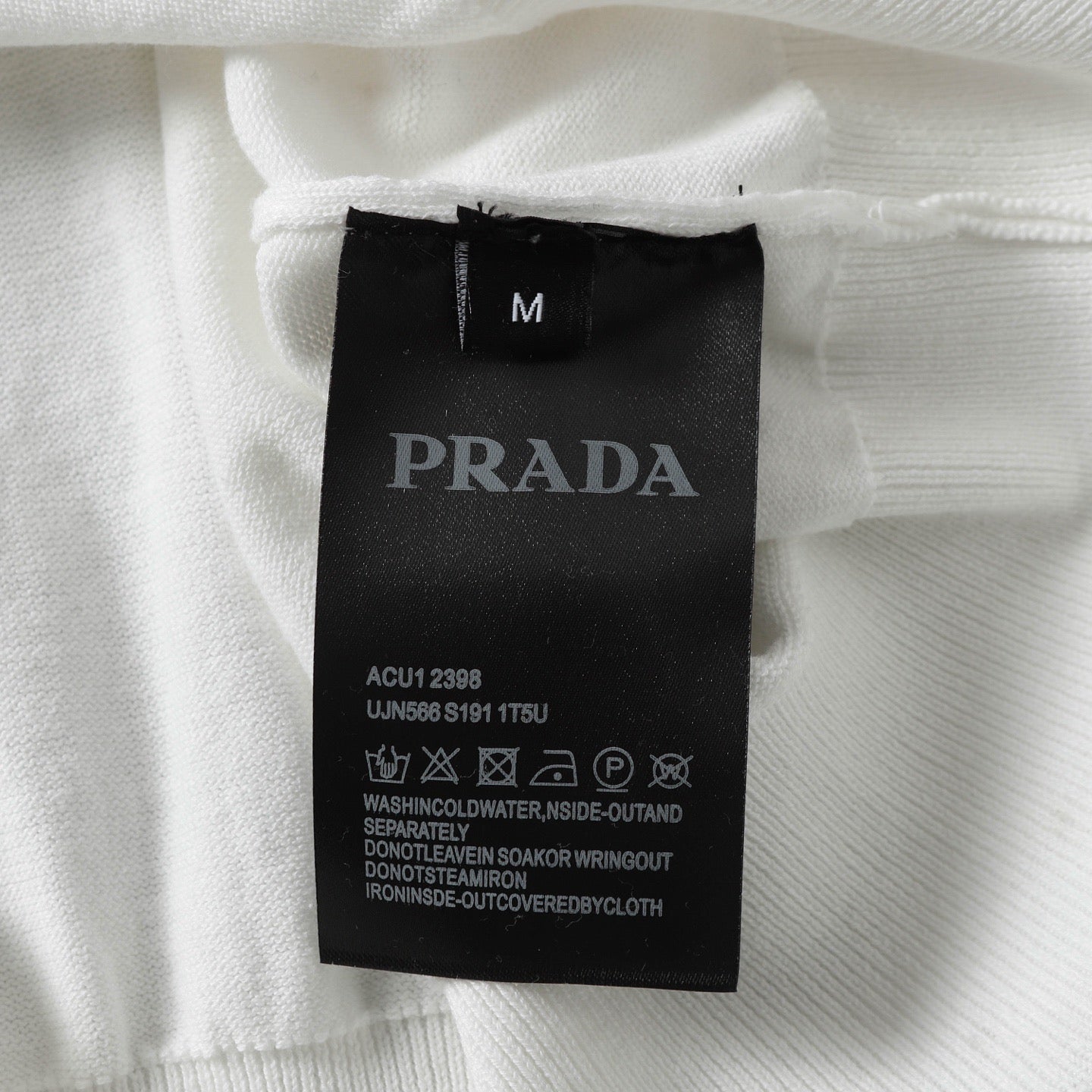 PRADA Knitted Crewneck Cotton T-Shirt | XS–L