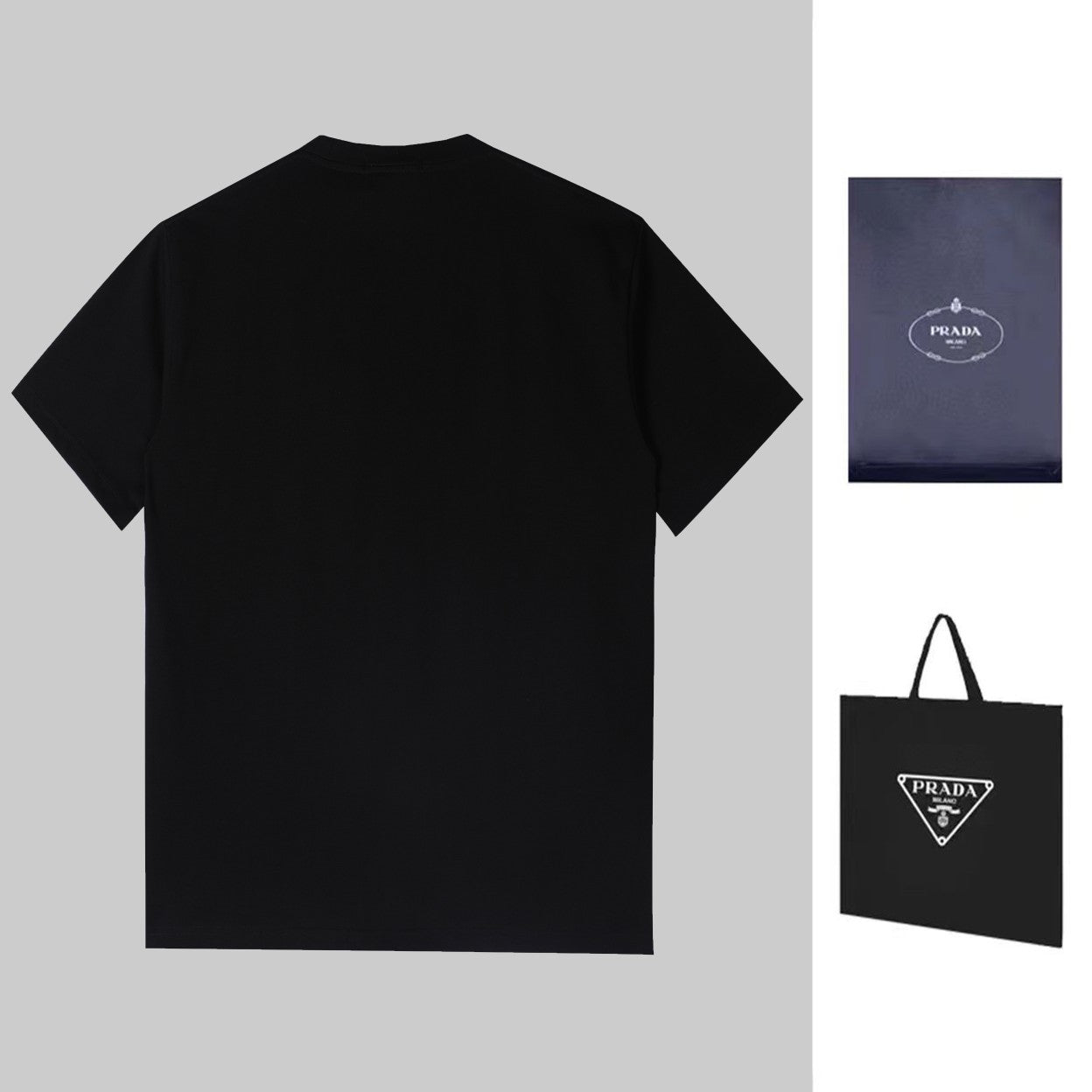 PRADA 2024 SS Triangle Logo T-Shirt | S–XL