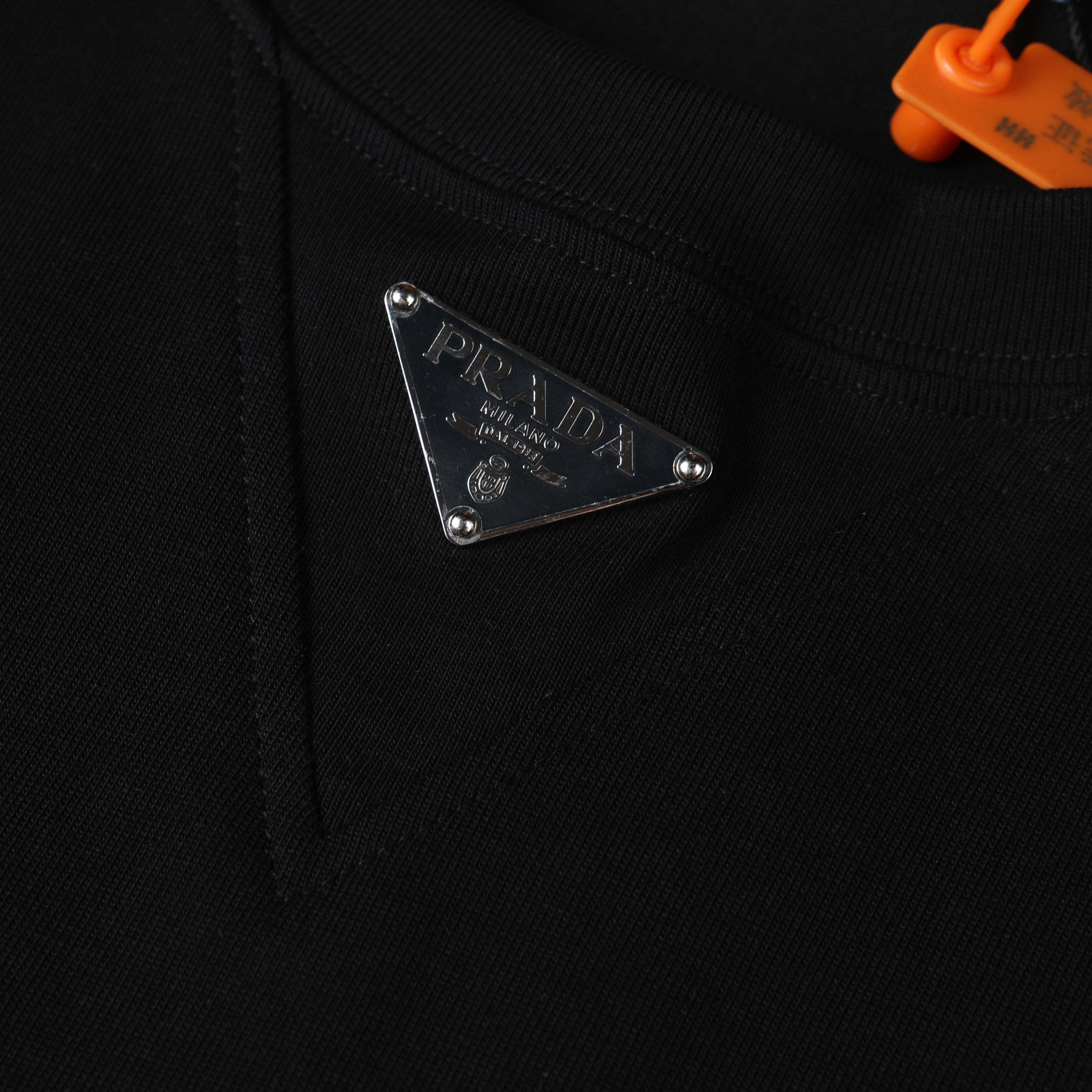 PRADA 2024 SS Triangle Logo T-Shirt | S–XL