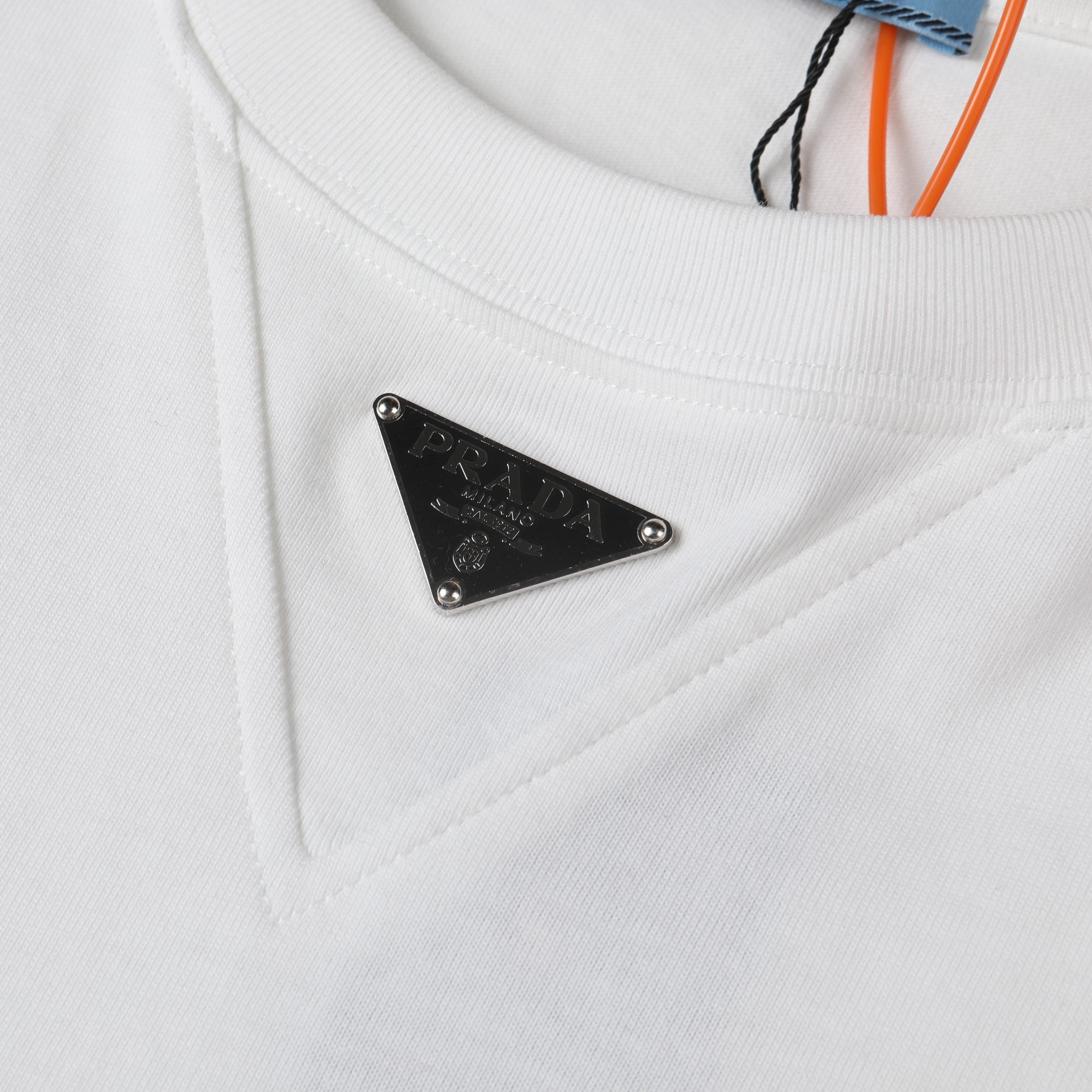 PRADA 2024 SS Triangle Logo T-Shirt | S–XL