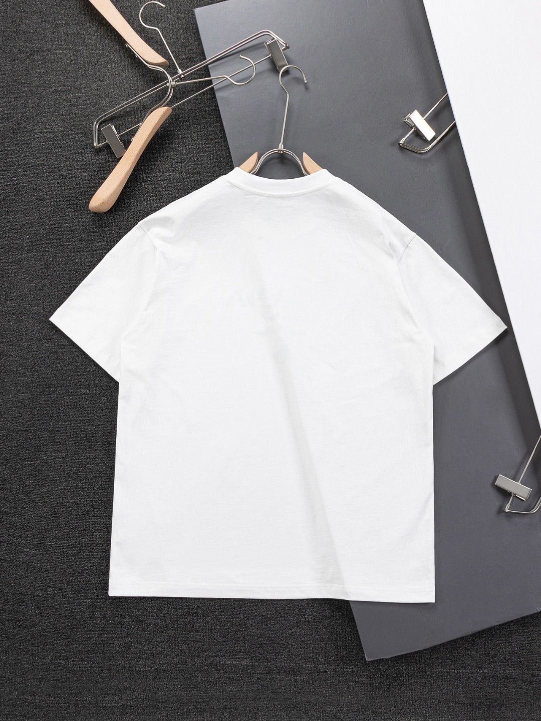PRADA 25SS Oversized Embroidered Logo T-Shirt with Metal Triangle Badge | S–XL