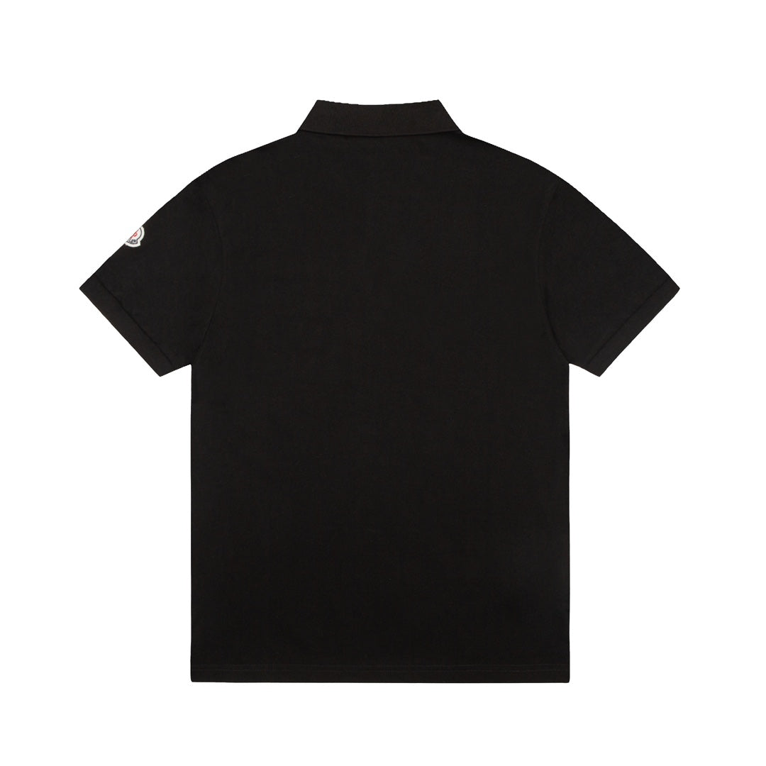 MONCLER Polo Shirt – Premium Piqué Cotton – Summer New Collection – White – Sizes M–3XL