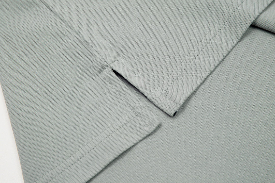 MONCLER Polo Shirt – Premium Piqué Cotton – Summer New Collection – White – Sizes M–3XL