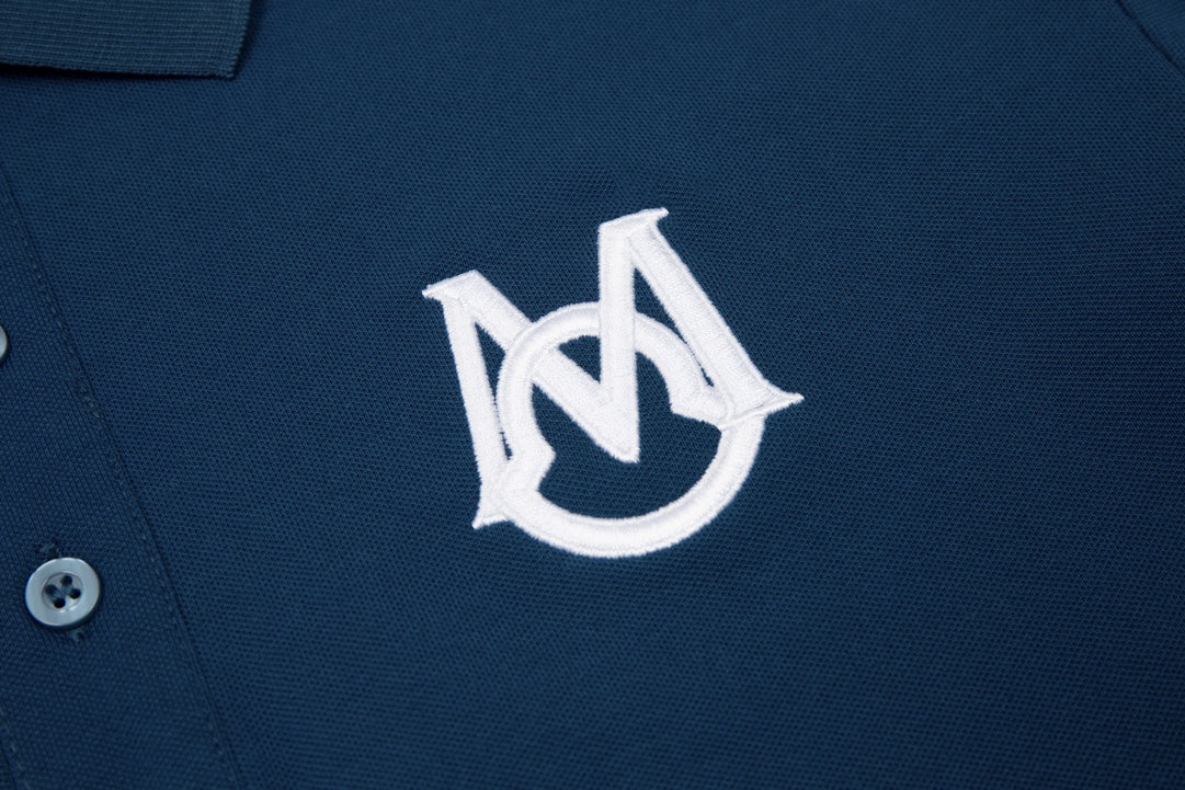 MONCLER Polo Shirt – Premium Piqué Cotton – Summer New Collection – White – Sizes M–3XL