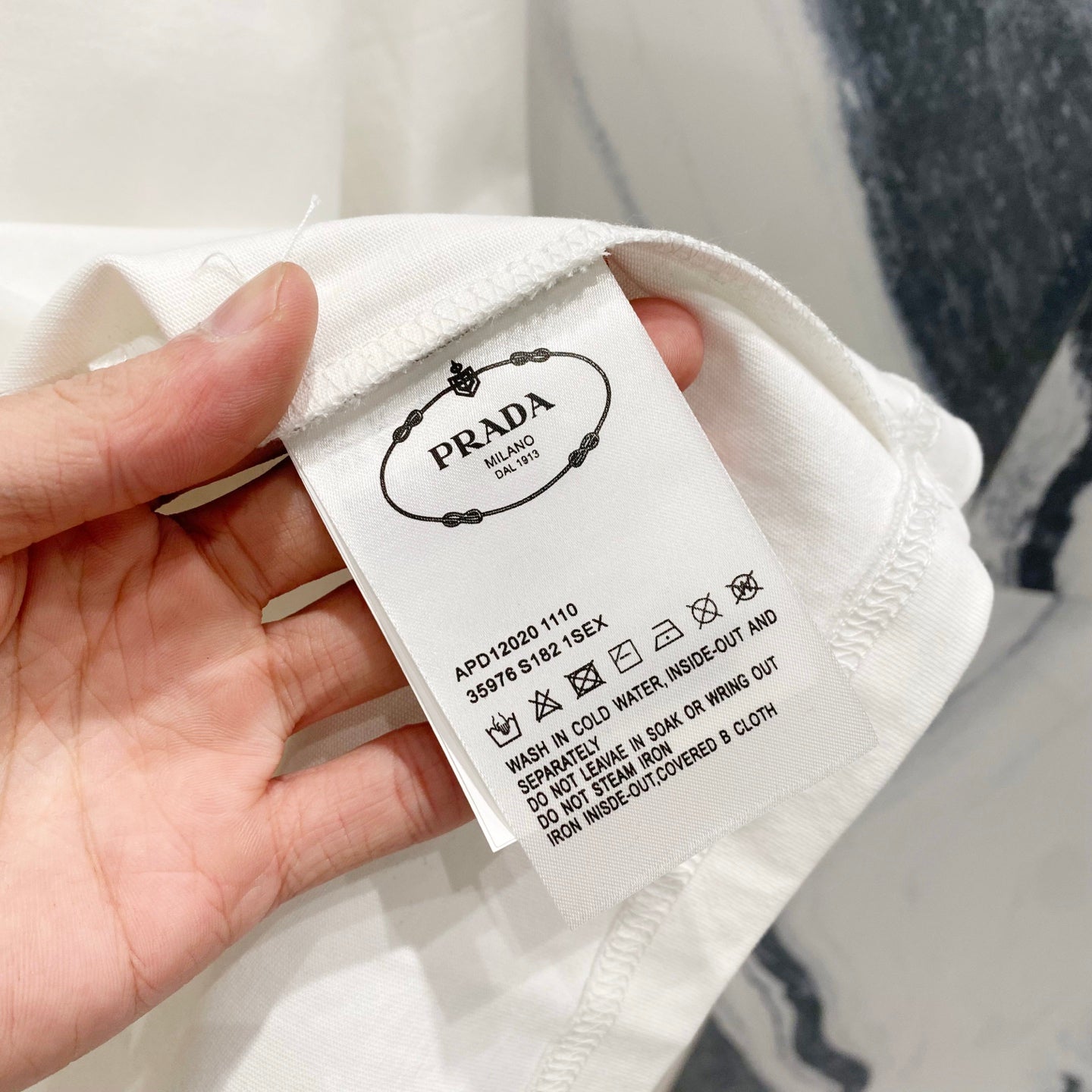 PRADA 320g Embroidered Logo Cotton T-Shirt | S–XL