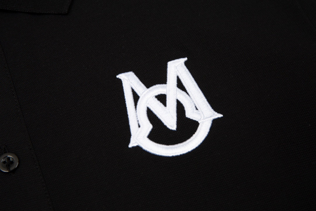 MONCLER Polo Shirt – Premium Piqué Cotton – Summer New Collection – White – Sizes M–3XL