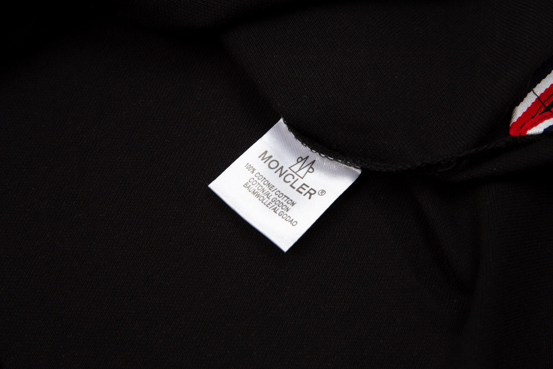 MONCLER Polo Shirt – Premium Piqué Cotton – Summer New Collection – White – Sizes M–3XL