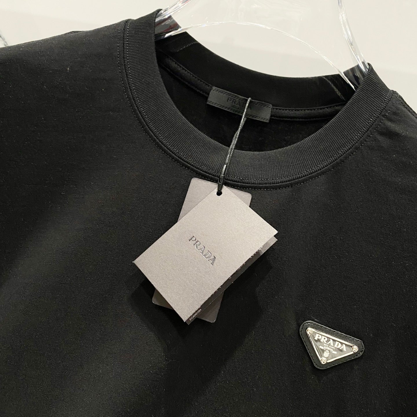 PRADA 320g Embroidered Logo Cotton T-Shirt | S–XL