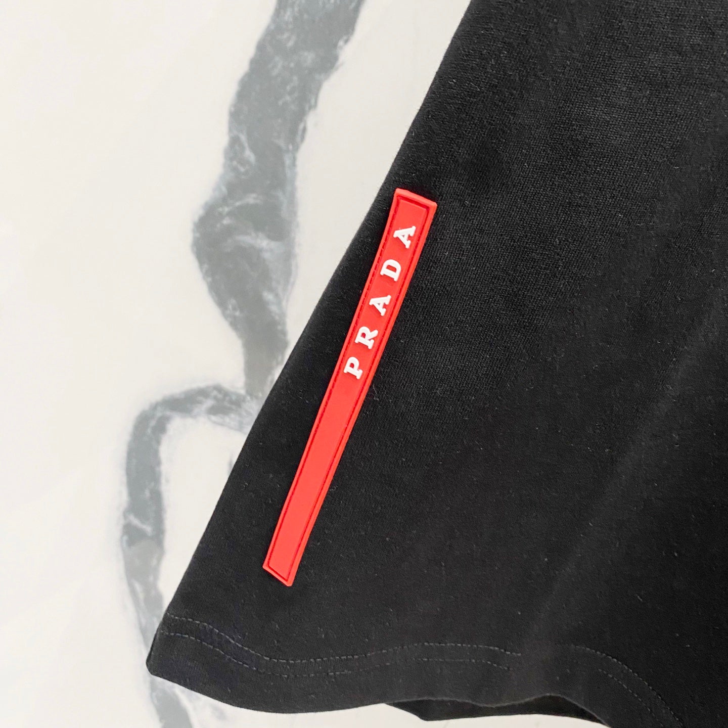 PRADA 320g Embroidered Logo Cotton T-Shirt | S–XL