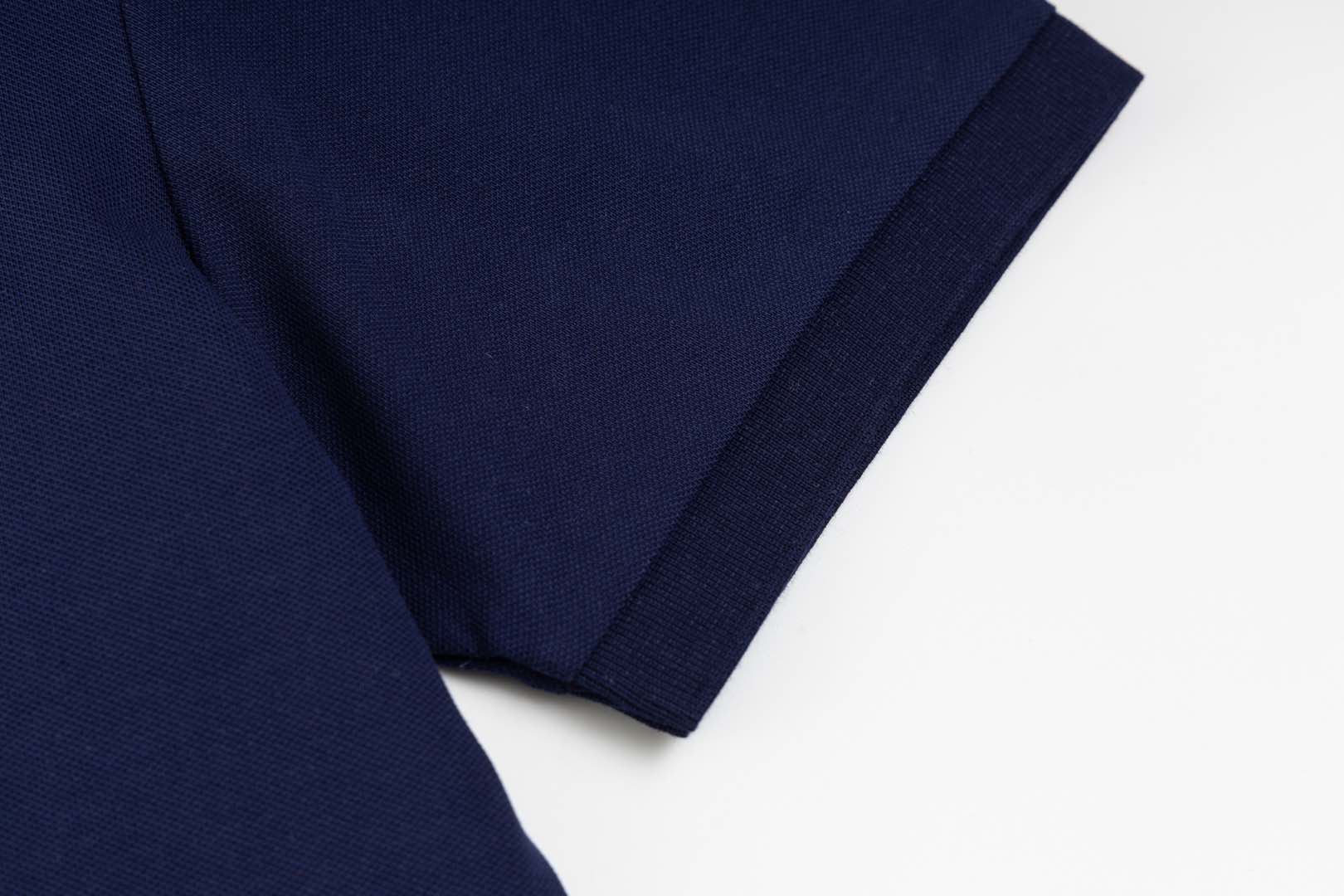 MONCLER Polo Shirt – Retro Contrast Collar – Royal Blue – Sizes M–3XL