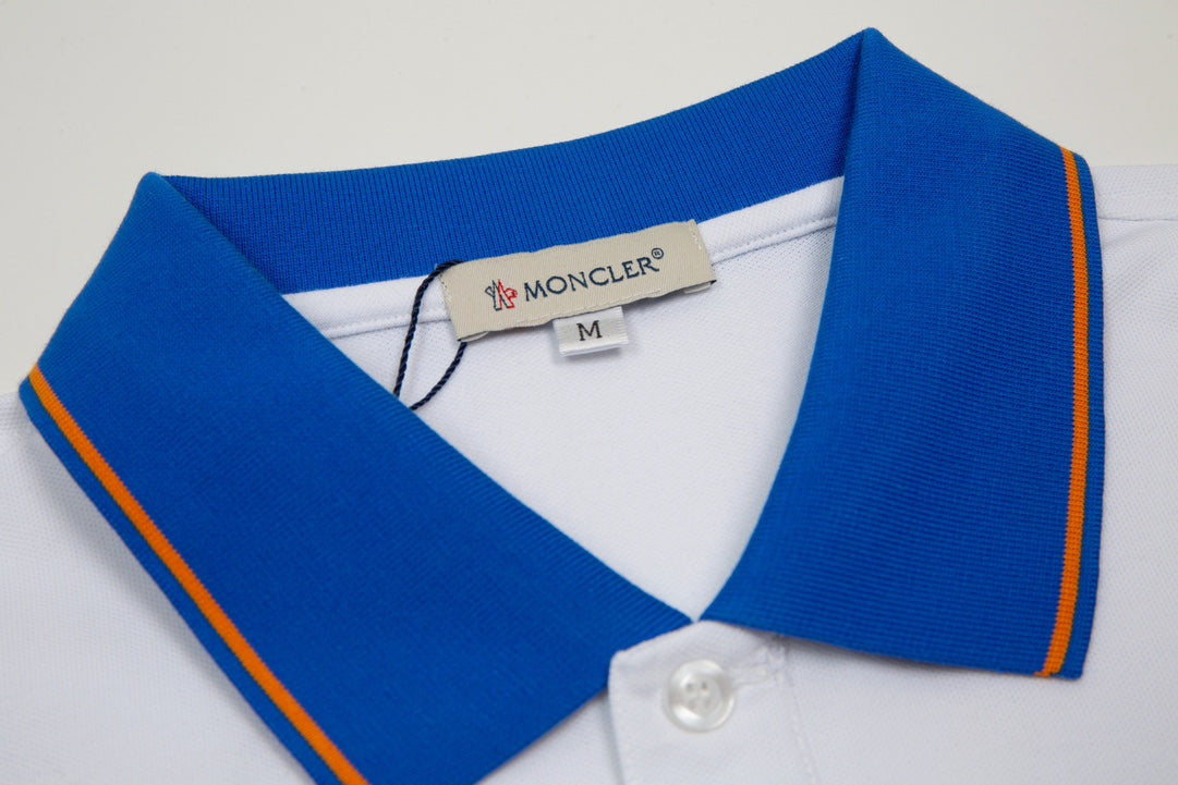 MONCLER Polo Shirt – Premium Mercerized Cotton Piqué – Spring/Summer Collection – Sizes M–3XL
