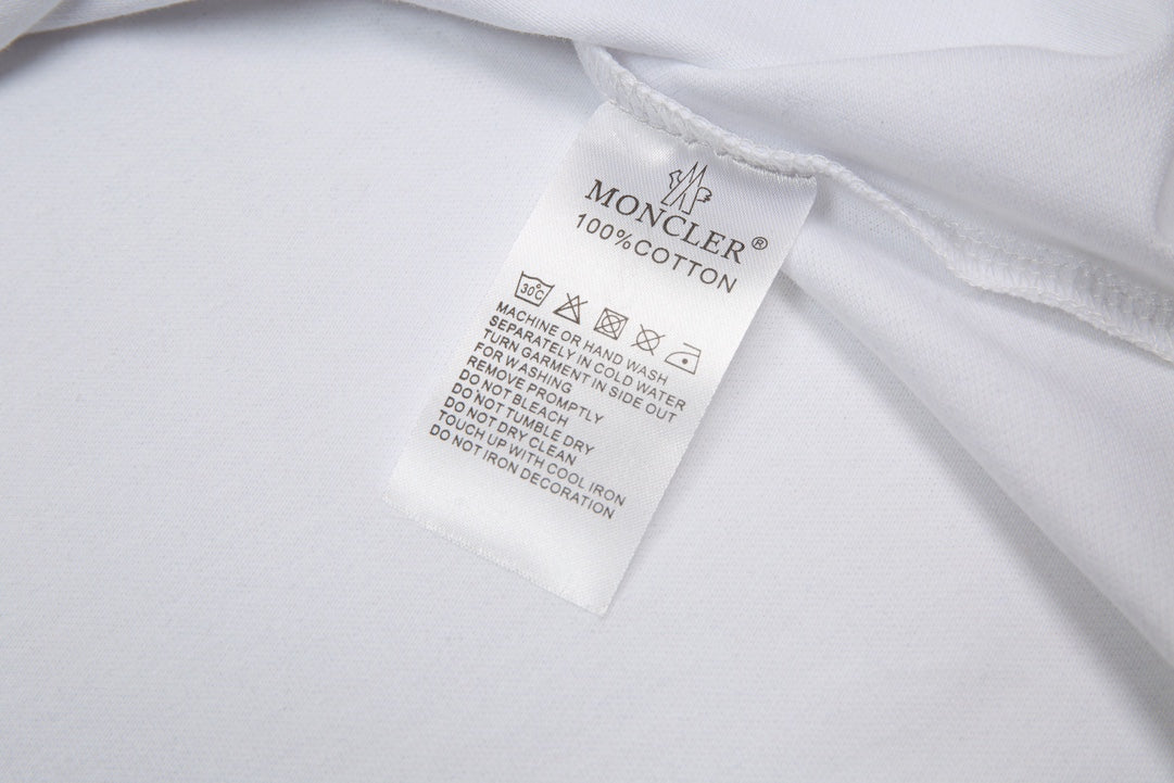 MONCLER Polo Shirt – Premium Mercerized Cotton Piqué – Spring/Summer Collection – Sizes M–3XL