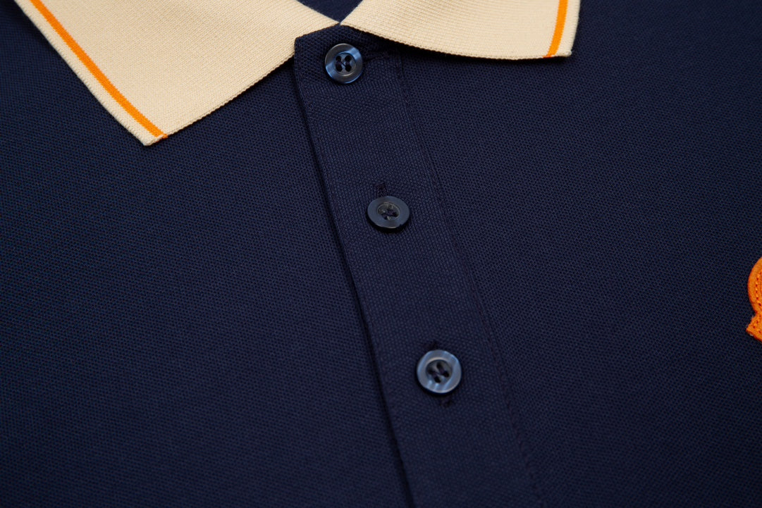MONCLER Polo Shirt – Premium Mercerized Cotton Piqué – Spring/Summer Collection – Sizes M–3XL
