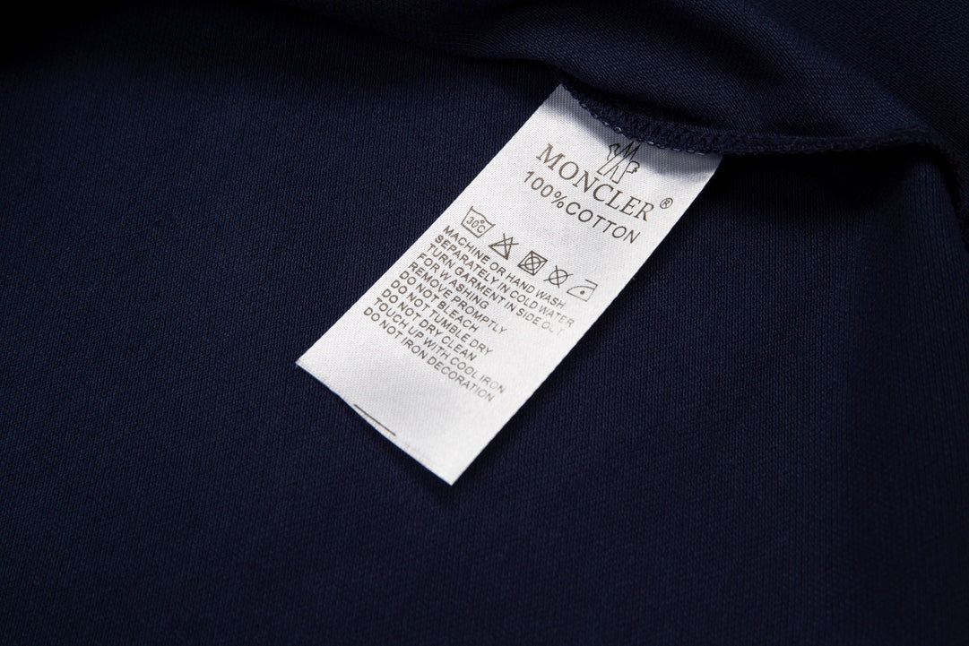 MONCLER Polo Shirt – Premium Mercerized Cotton Piqué – Spring/Summer Collection – Sizes M–3XL