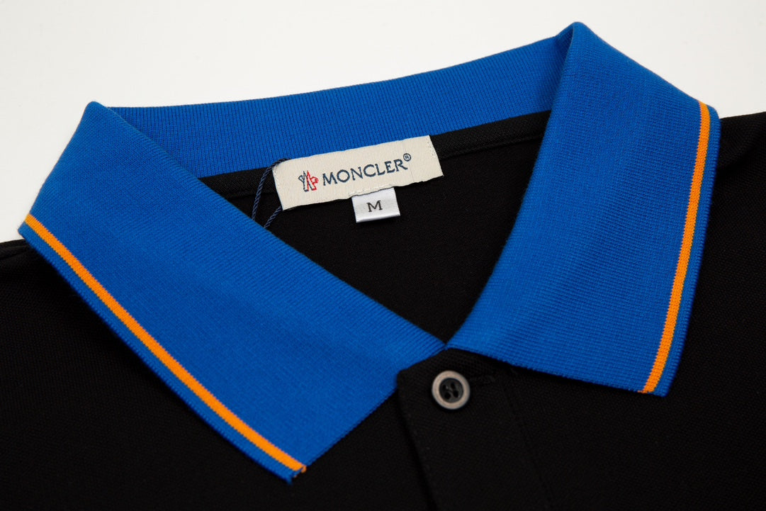 MONCLER Polo Shirt – Premium Mercerized Cotton Piqué – Spring/Summer Collection – Sizes M–3XL