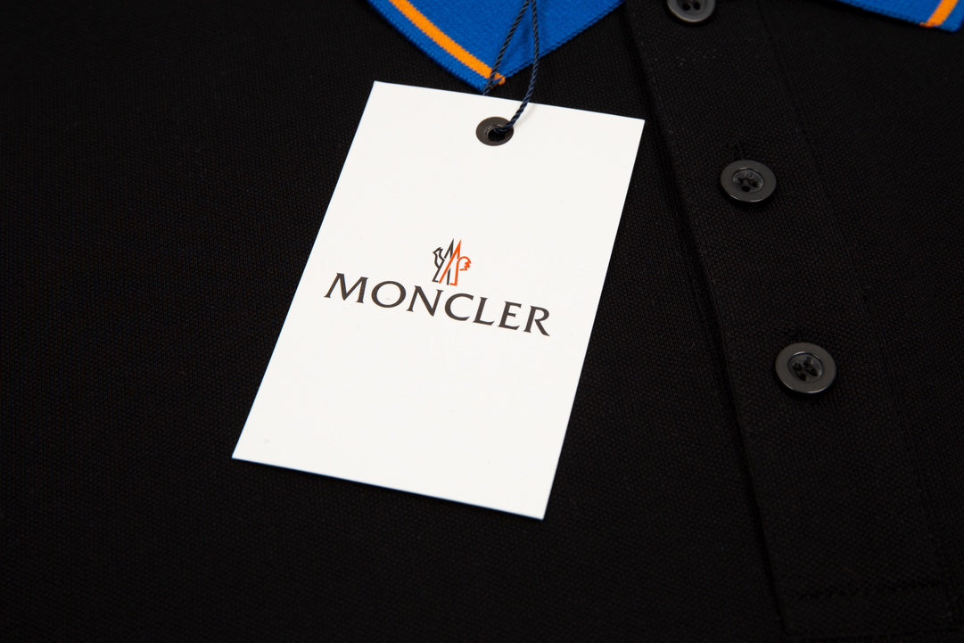 MONCLER Polo Shirt – Premium Mercerized Cotton Piqué – Spring/Summer Collection – Sizes M–3XL
