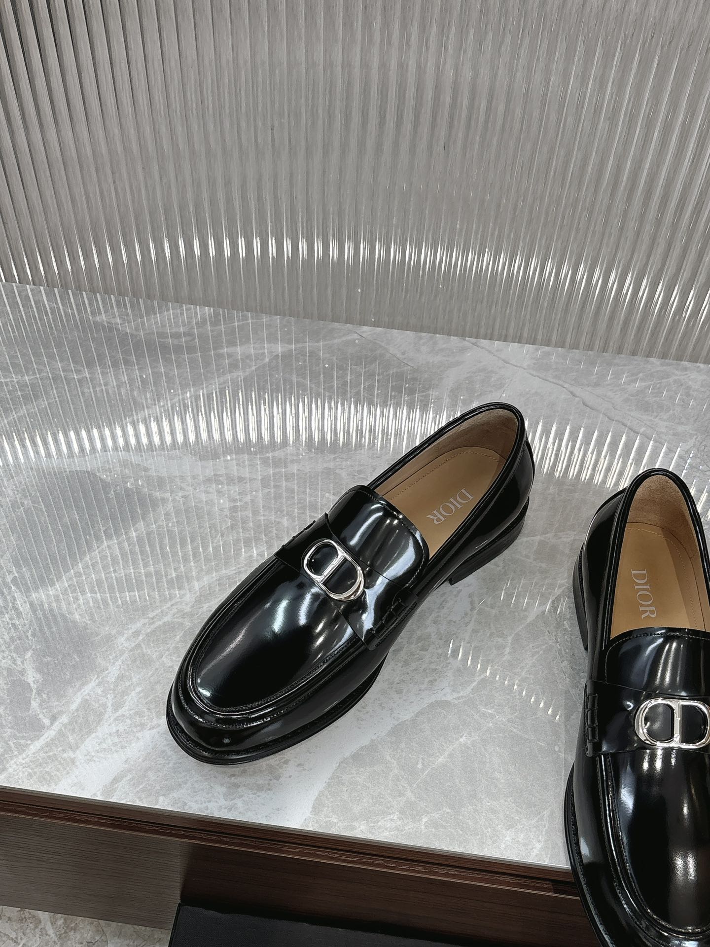 Dior Men’s Shoes – EXPLORER Derby | Premium Black Leather | Sizes 38–44
