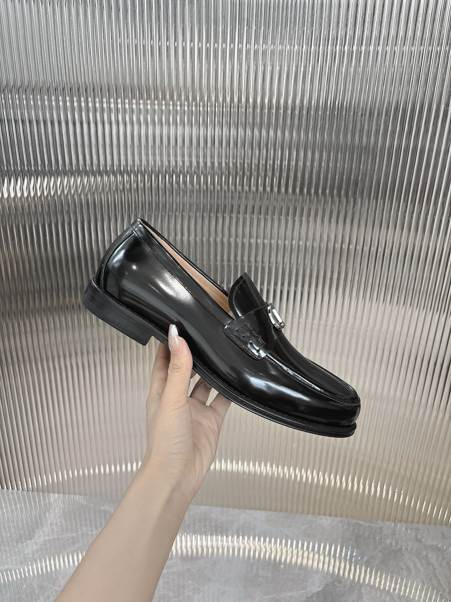 Dior Men’s Shoes – EXPLORER Derby | Premium Black Leather | Sizes 38–44