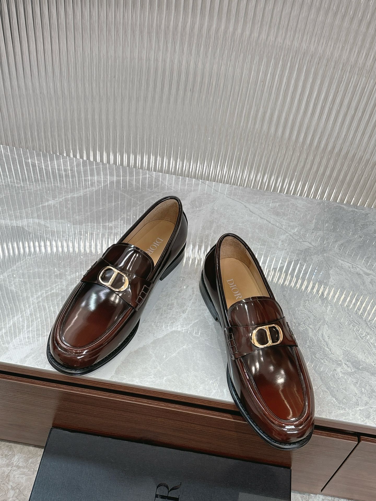 Dior Men’s Shoes – EXPLORER Derby | Premium Black Leather | Sizes 38–44