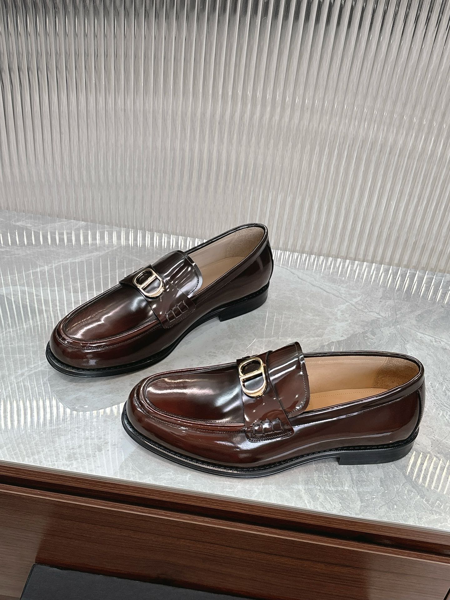 Dior Men’s Shoes – EXPLORER Derby | Premium Black Leather | Sizes 38–44