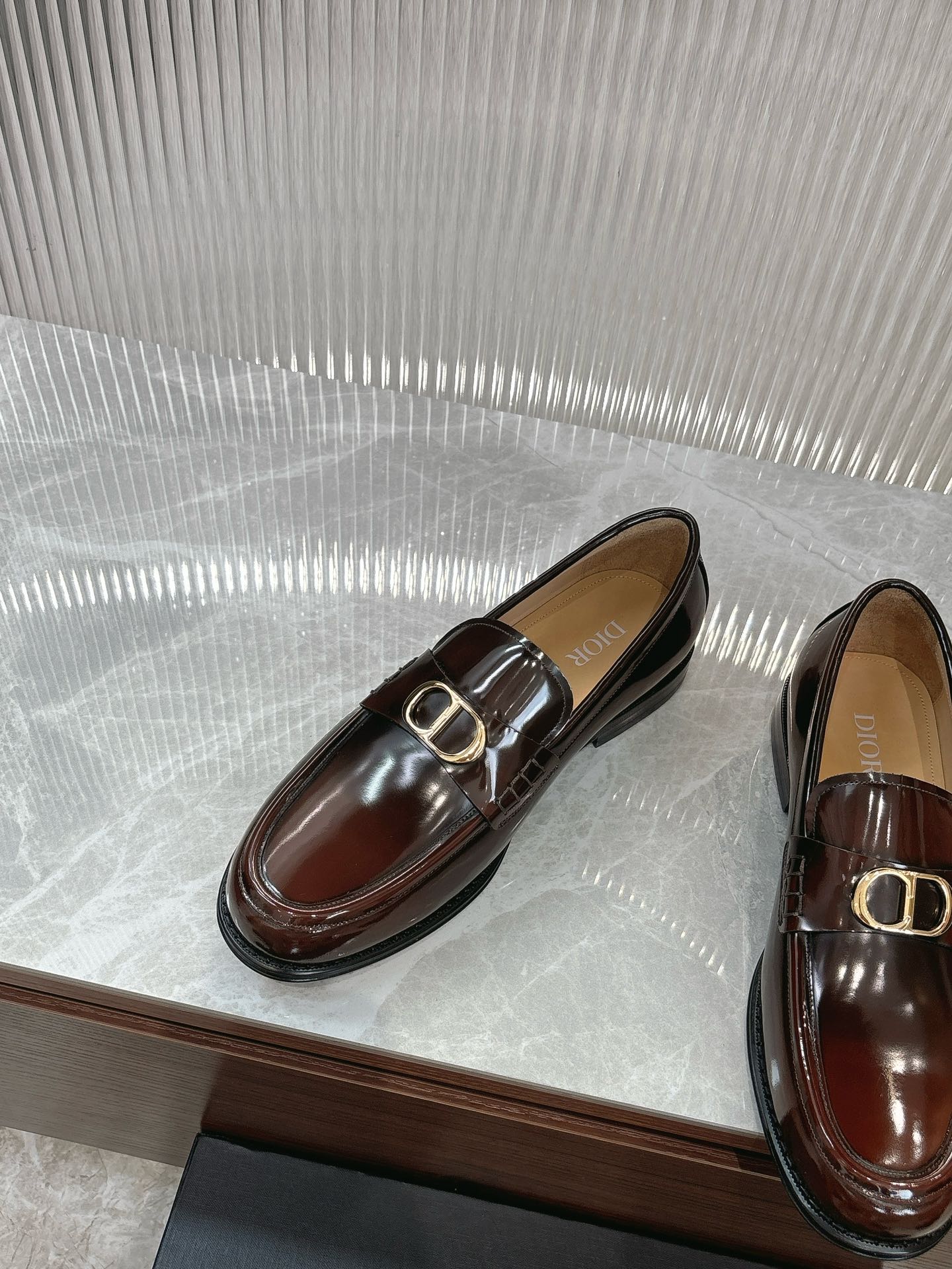 Dior Men’s Shoes – EXPLORER Derby | Premium Black Leather | Sizes 38–44