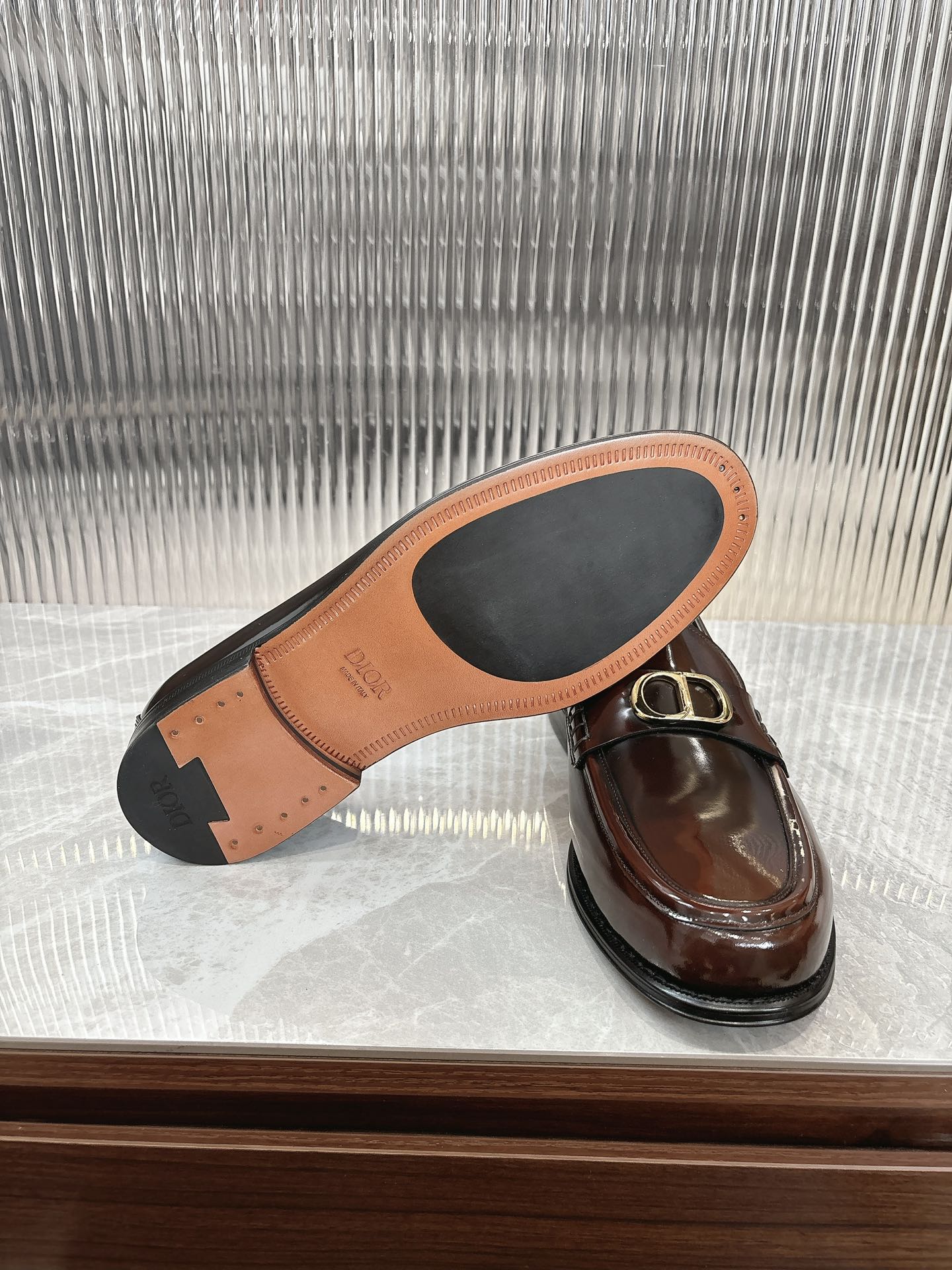 Dior Men’s Shoes – EXPLORER Derby | Premium Black Leather | Sizes 38–44