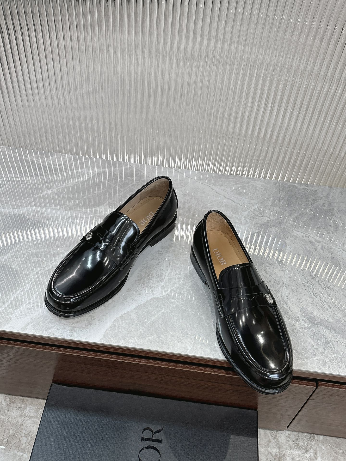 Dior Men’s Shoes – EXPLORER Derby | Premium Black Leather | Sizes 38–44