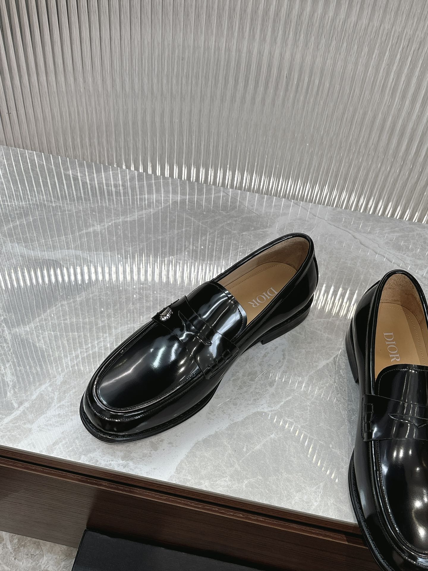 Dior Men’s Shoes – EXPLORER Derby | Premium Black Leather | Sizes 38–44