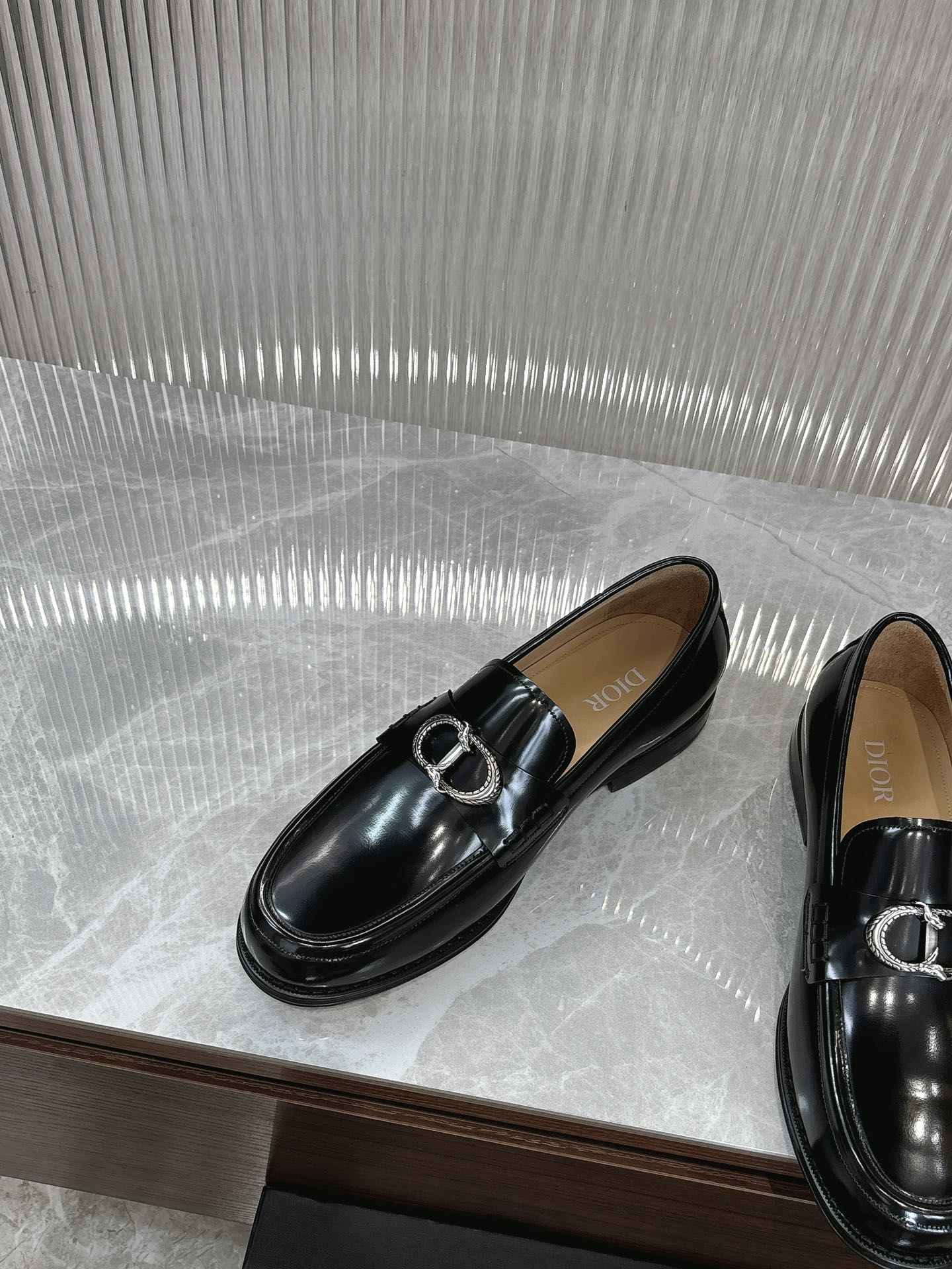 Dior Men’s Shoes – EXPLORER Derby | Premium Black Leather | Sizes 38–44