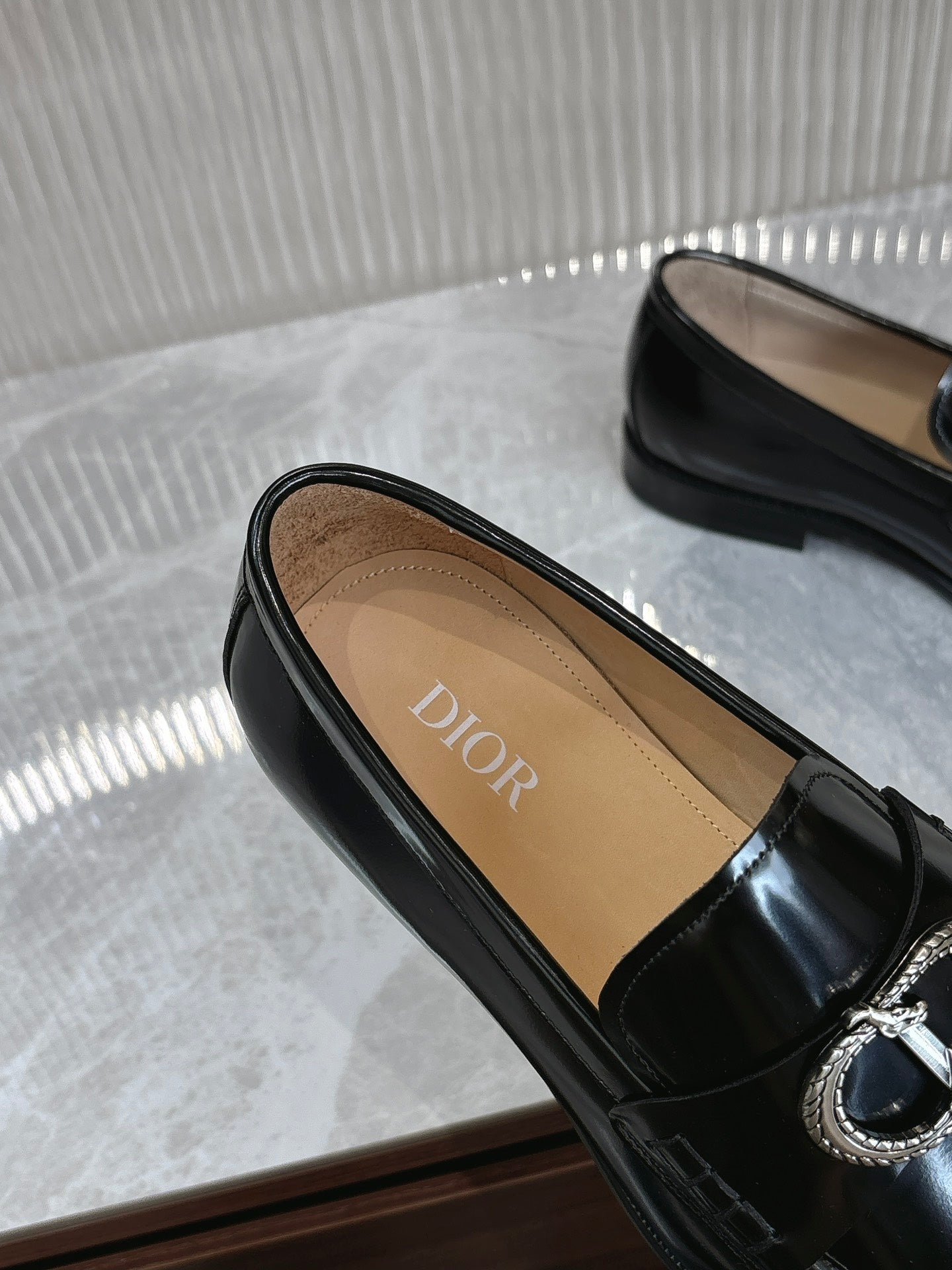 Dior Men’s Shoes – EXPLORER Derby | Premium Black Leather | Sizes 38–44