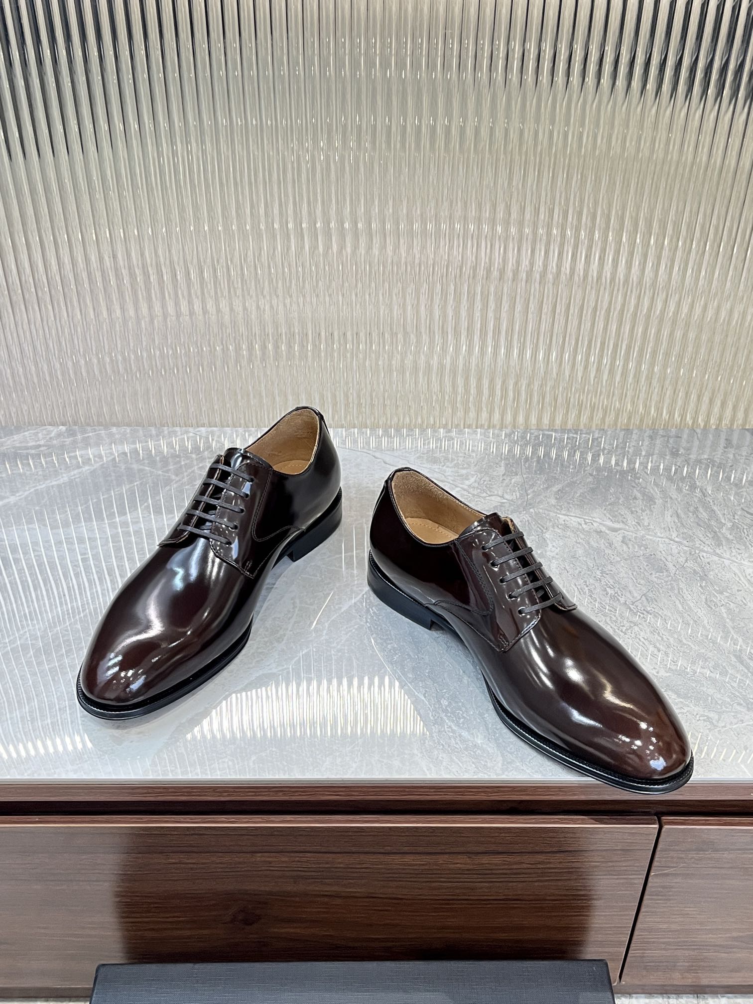 Dior Men’s Shoes – EXPLORER Derby | Premium Black Leather | Sizes 38–44