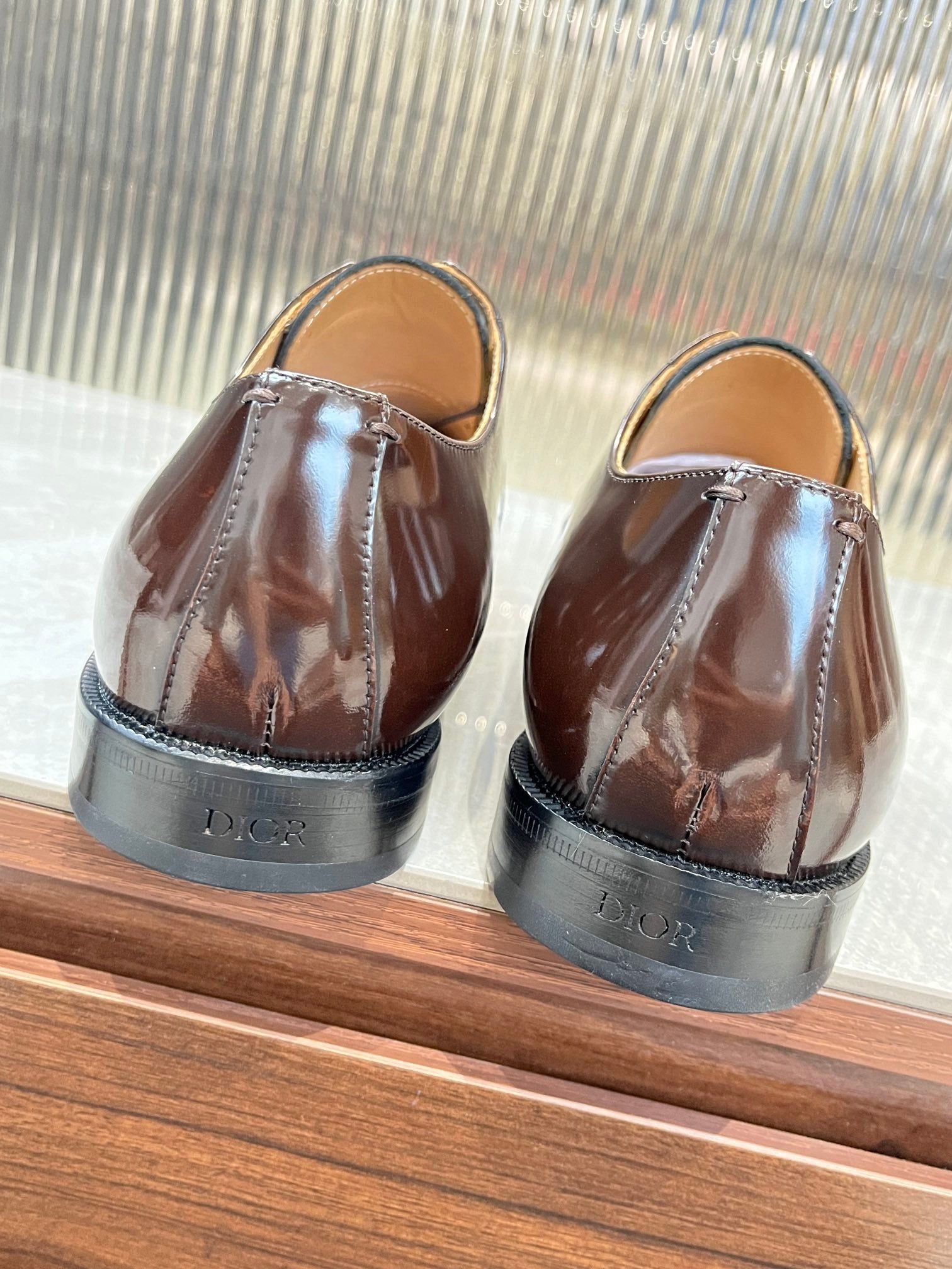 Dior Men’s Shoes – EXPLORER Derby | Premium Black Leather | Sizes 38–44