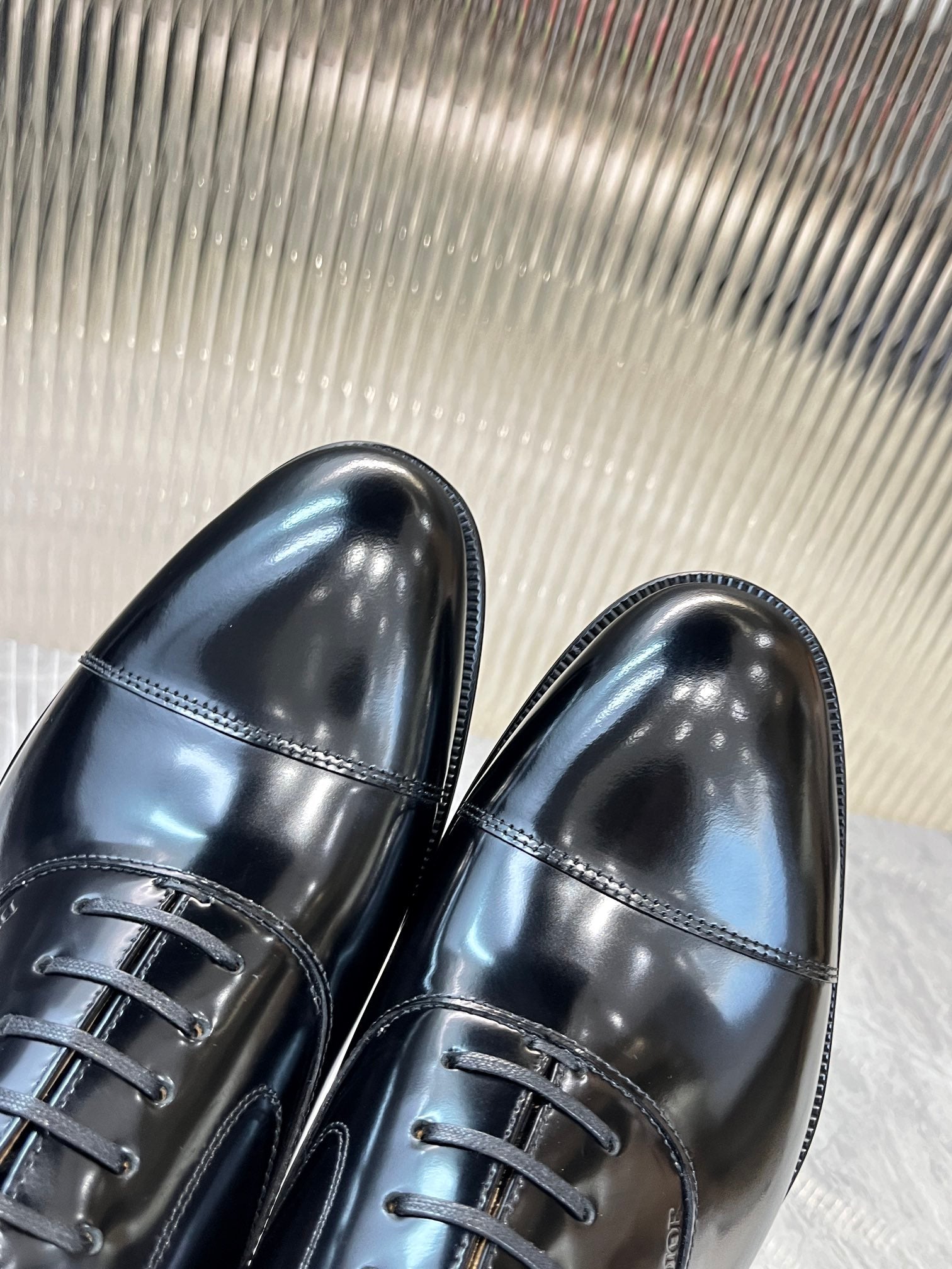 Dior Men’s Shoes – EXPLORER Derby | Premium Black Leather | Sizes 38–44